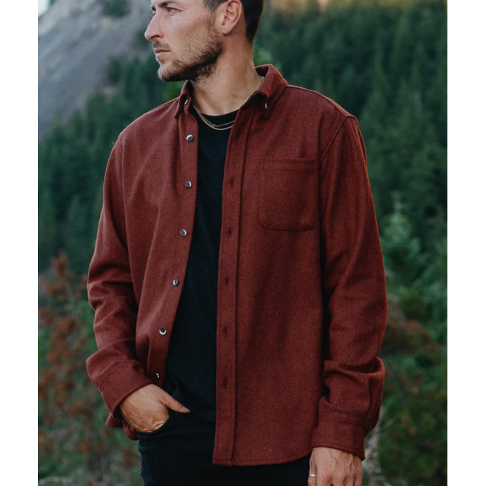 ANIÁN The Moder Melton Wool Men's Shirt and Jacket