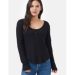 Tentree WOMEN'S TREE WAFFLE LONG SLEEVE  HENLEY