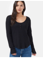 Tentree WOMEN'S TREE WAFFLE LONG SLEEVE  HENLEY