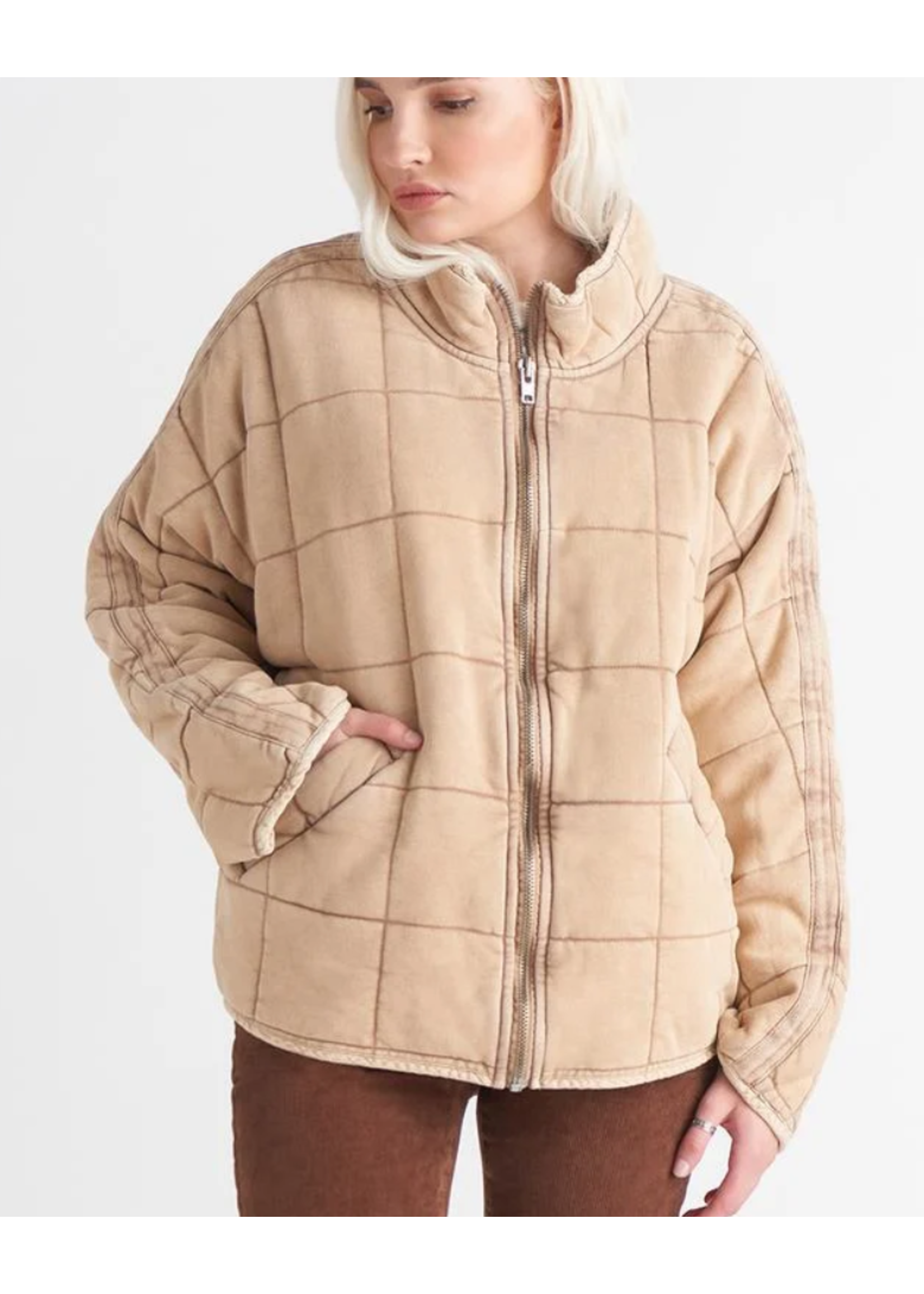 dex WASHED QUILTED JACKET