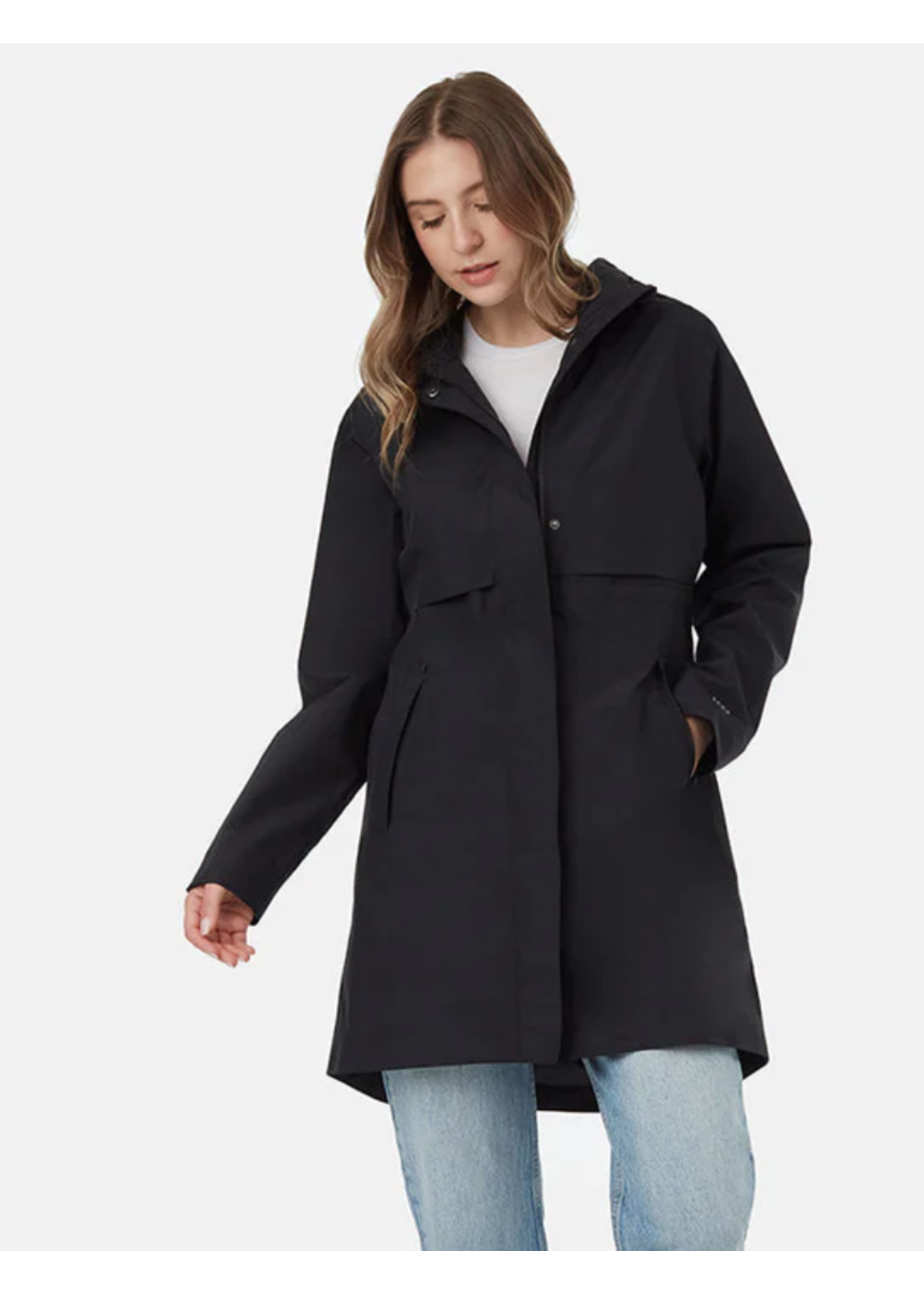 Tentree Nimbus Long Rain Jacket - Seam Sealed