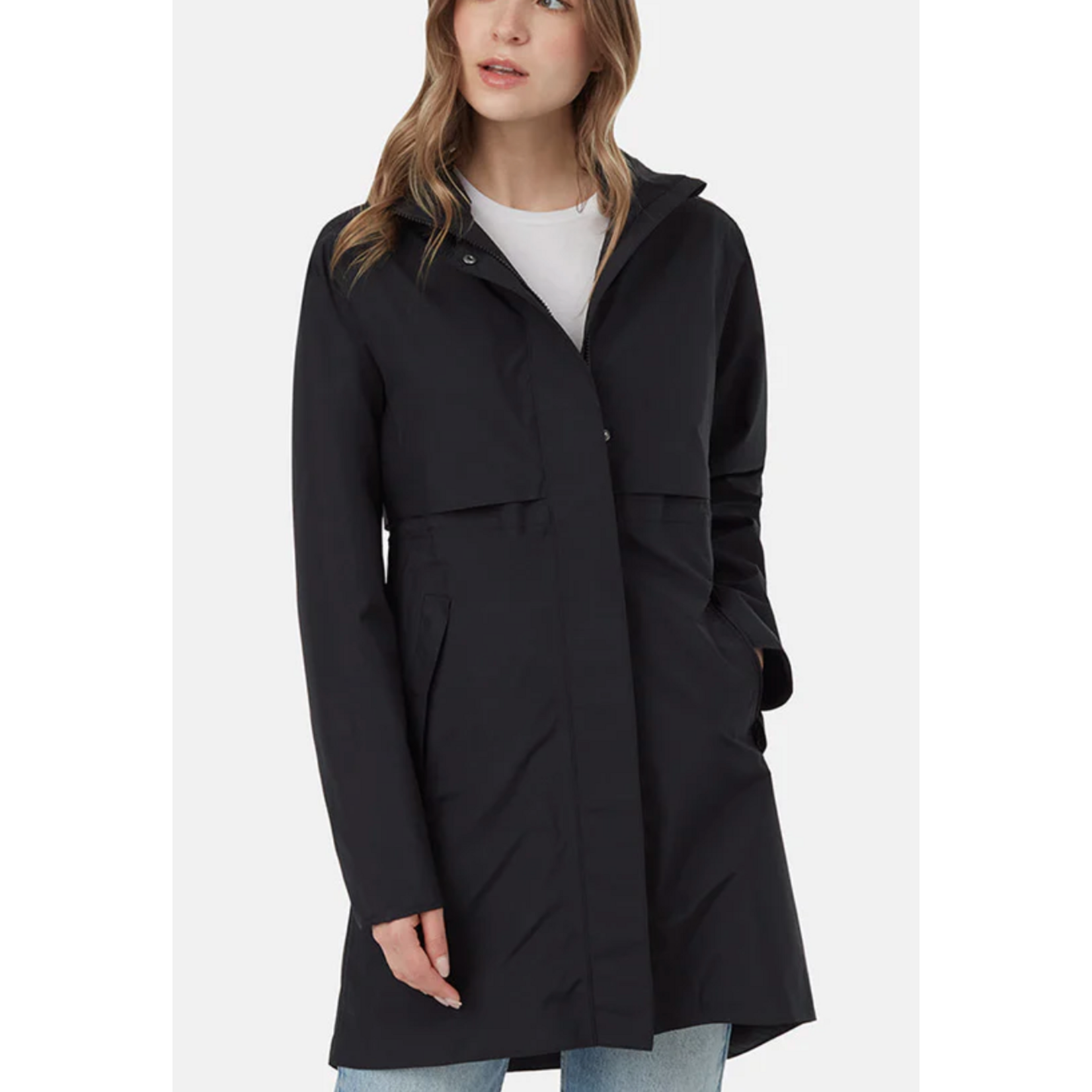 Tentree Nimbus Long Rain Jacket - Seam Sealed