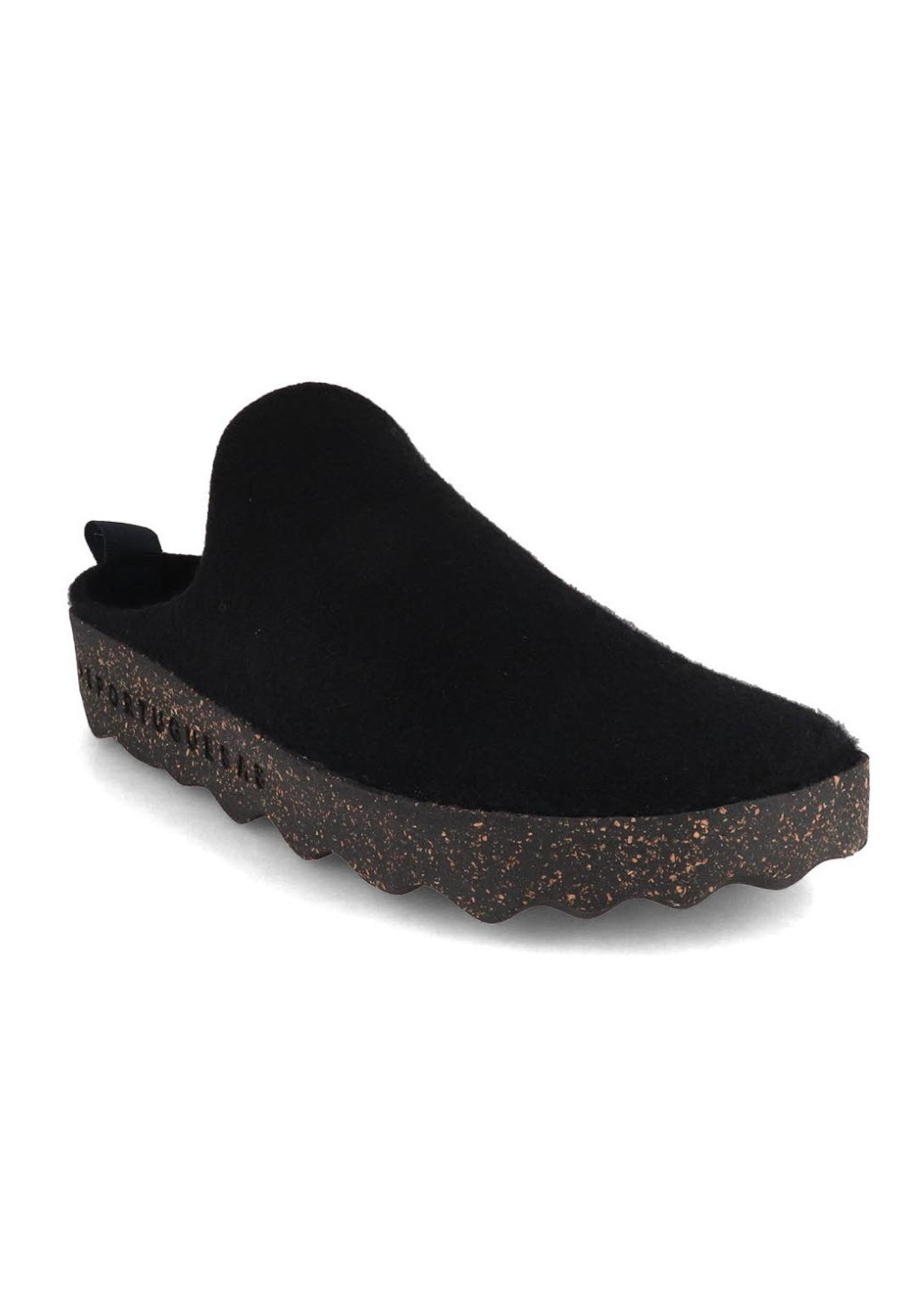 Asportuguesas "COME' SUSTAINABLE SLIDE SHOE- WOOL & CORK