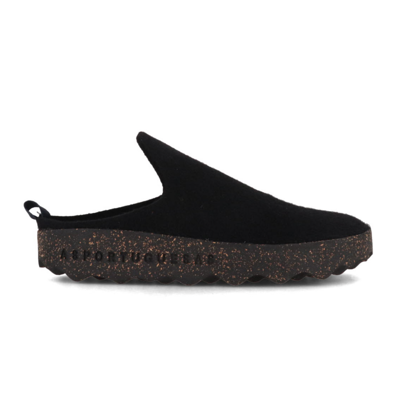 Asportuguesas Wool & Cork Round Toe Mules