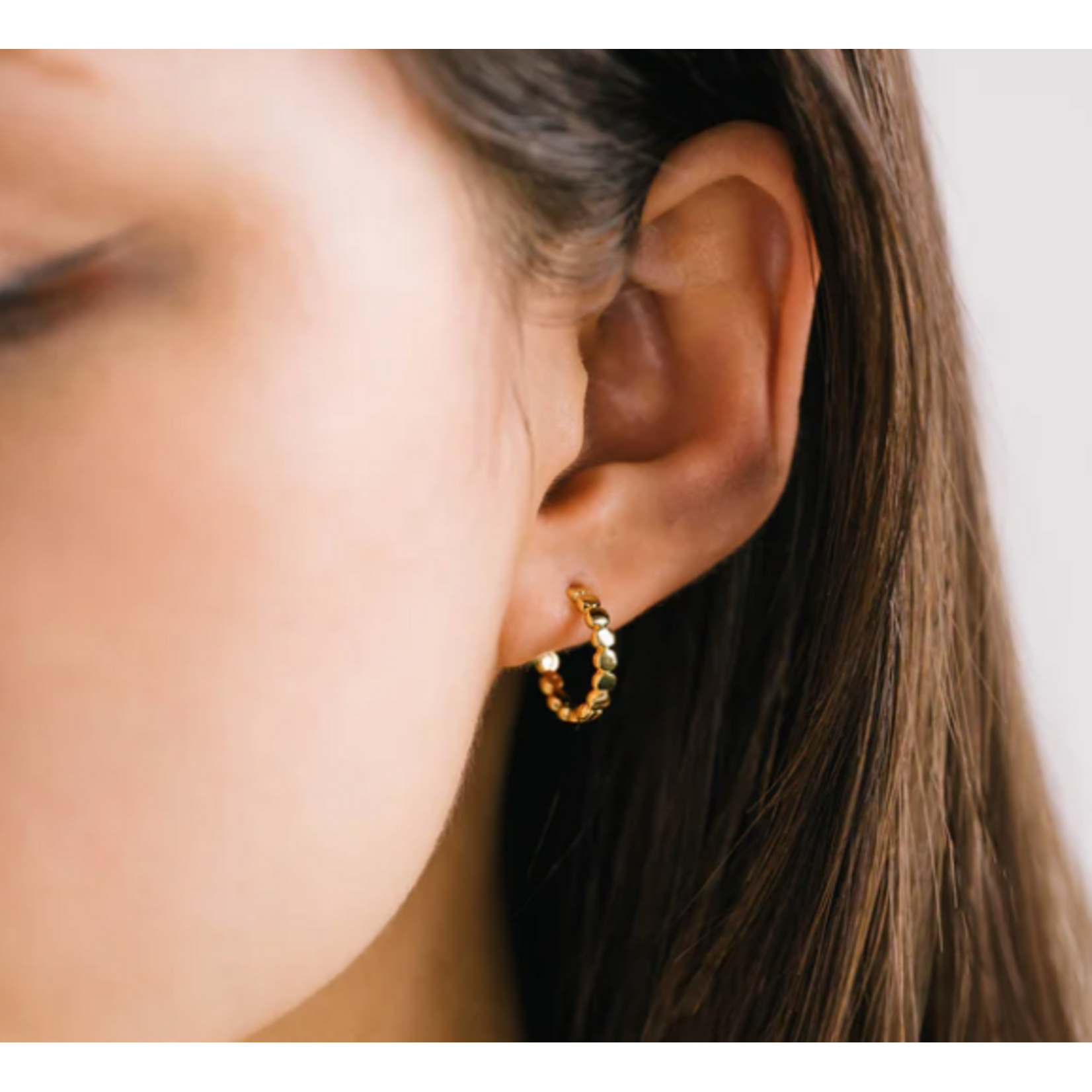 Lover's Tempo Lover’s Tempo Cleo Hoop Earrings 15mm Gold or Silver