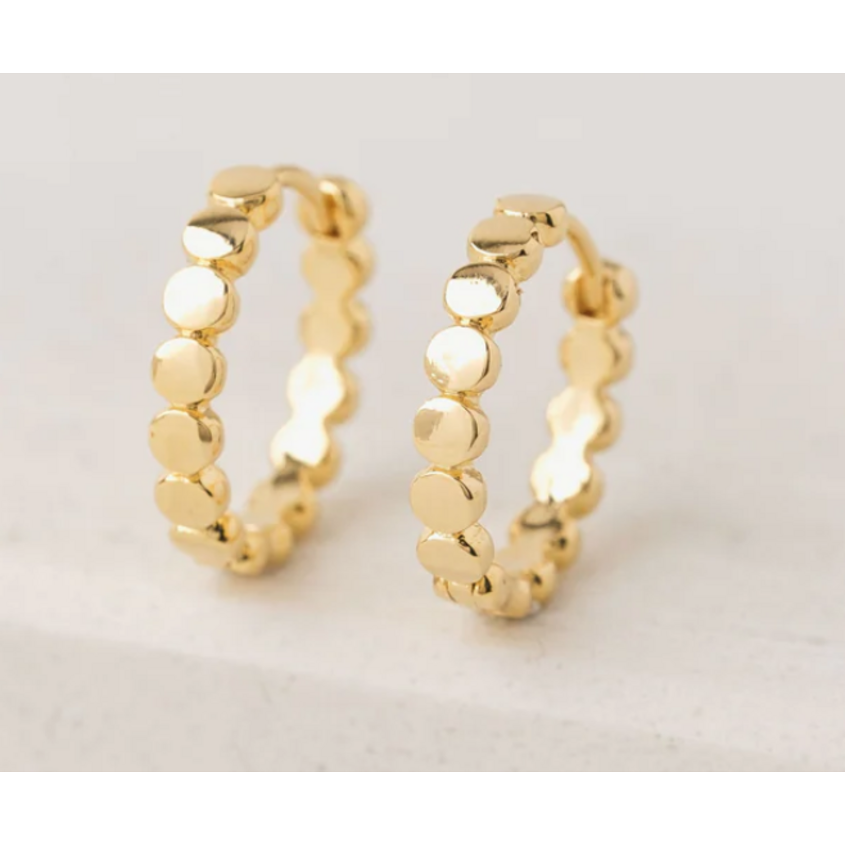 Lover's Tempo Lover’s Tempo Cleo Hoop Earrings 15mm Gold or Silver