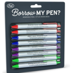 BORROW MY PEN - ASSORTED PENS
