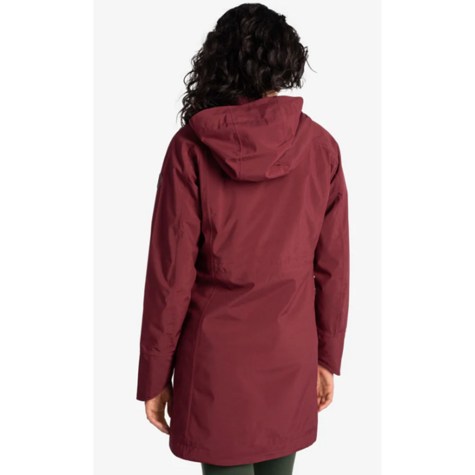 Lolë LUW0871-ELEMENT LONG RAIN JACKET-SEAM SEALED WATERPROOF