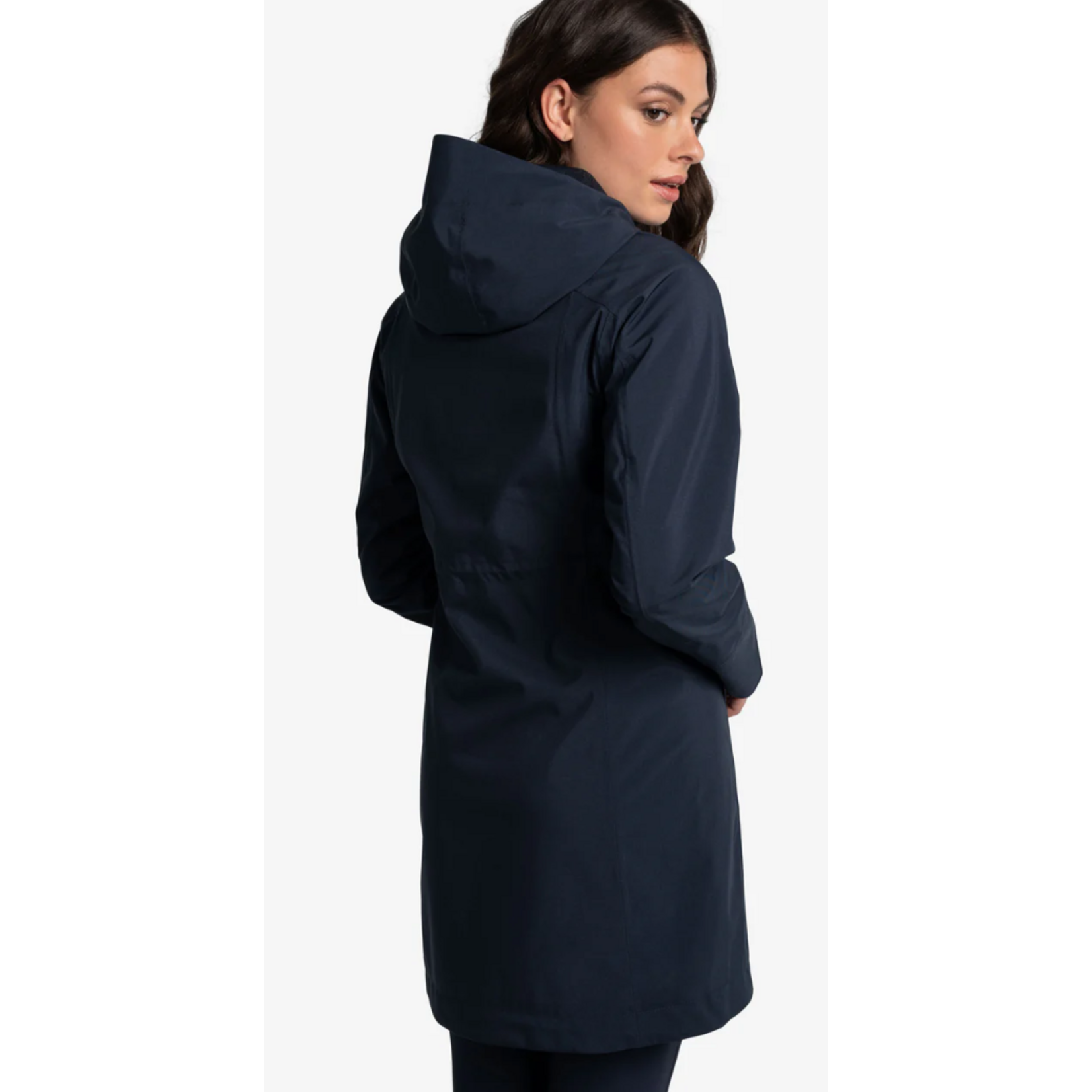 Lolë LUW0871-ELEMENT LONG RAIN JACKET-SEAM SEALED WATERPROOF