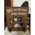DID SOMEONE SAY WALK? LEASH HOOKS