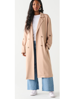 dex 2329001-DOUBLE BREASTED KNIT TRENCH