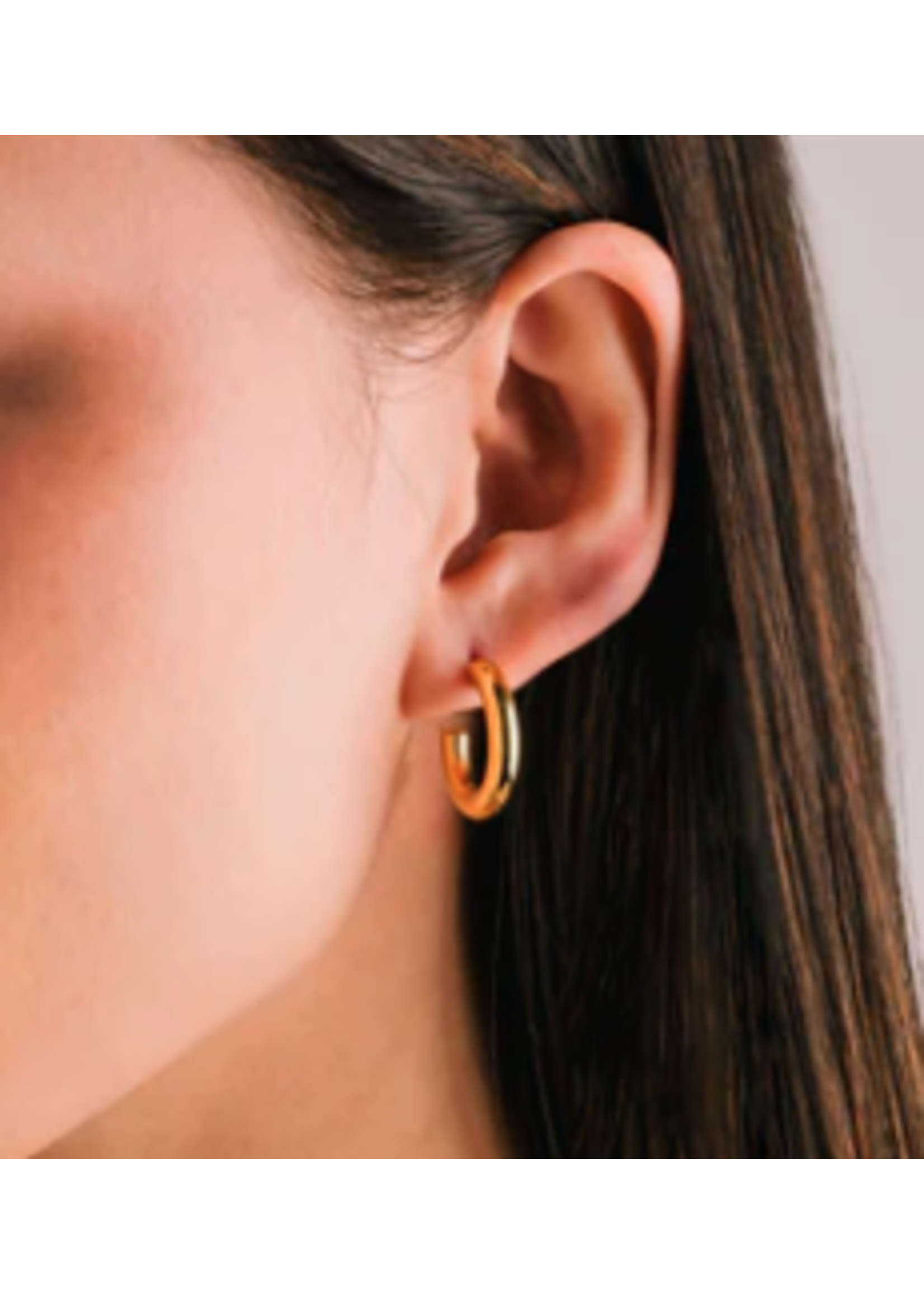 Lover's Tempo FRIDAY EARRINGS - 20mm, 18K GOLD PVD, WATERPROOF, TARNISHPROOF