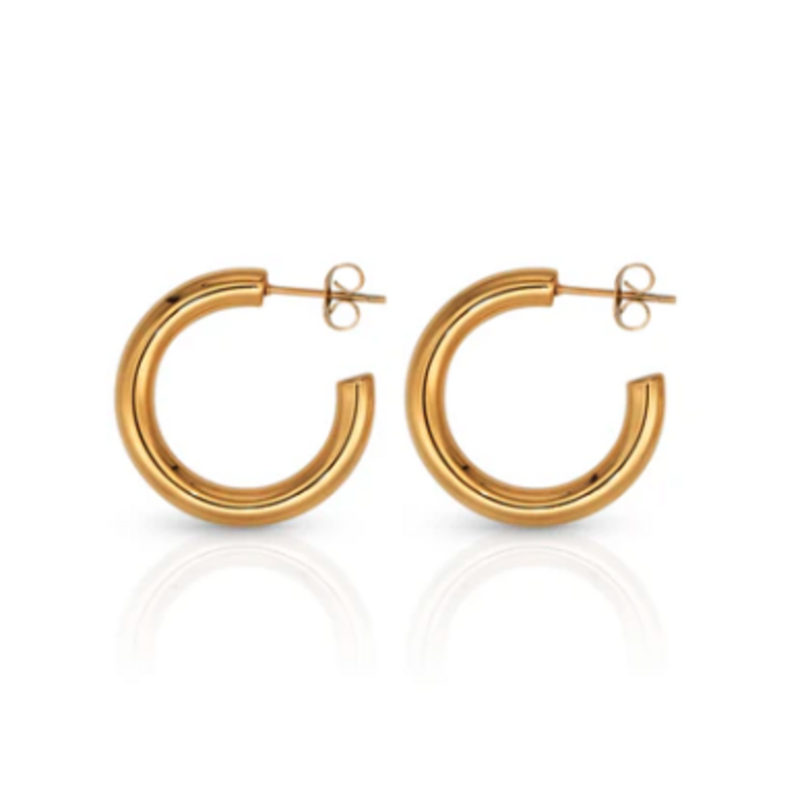 Lover's Tempo Friday Earrings 20 mm - Gold, PVD, Waterproof, Tarnishproof