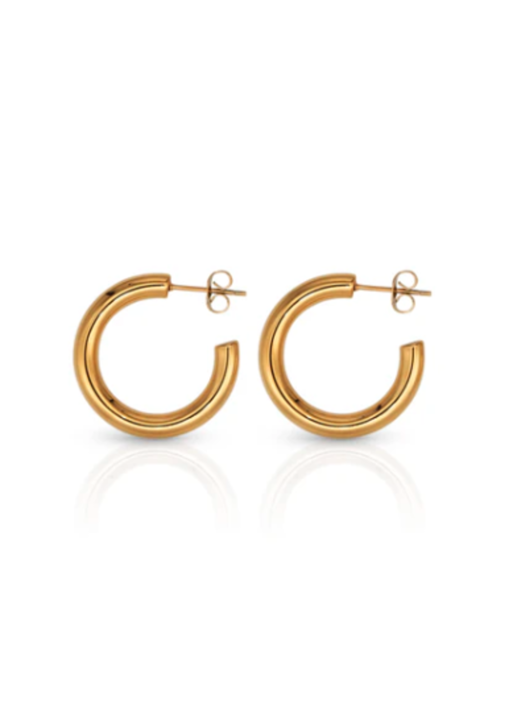Lover's Tempo FRIDAY EARRINGS - 20mm, 18K GOLD PVD, WATERPROOF, TARNISHPROOF