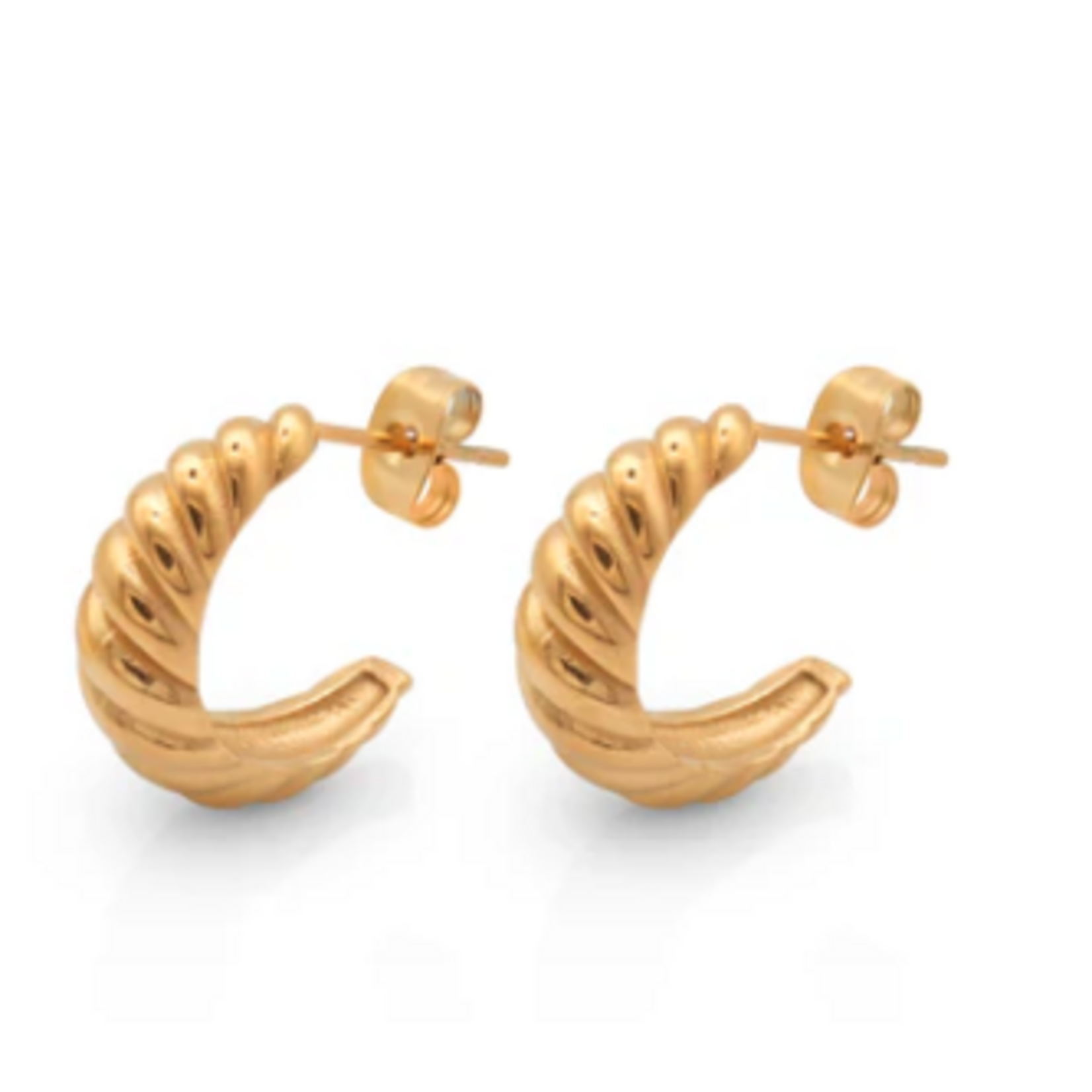 Lover's Tempo Paris Hoop Earrings 19mm Gold PVD Waterproof