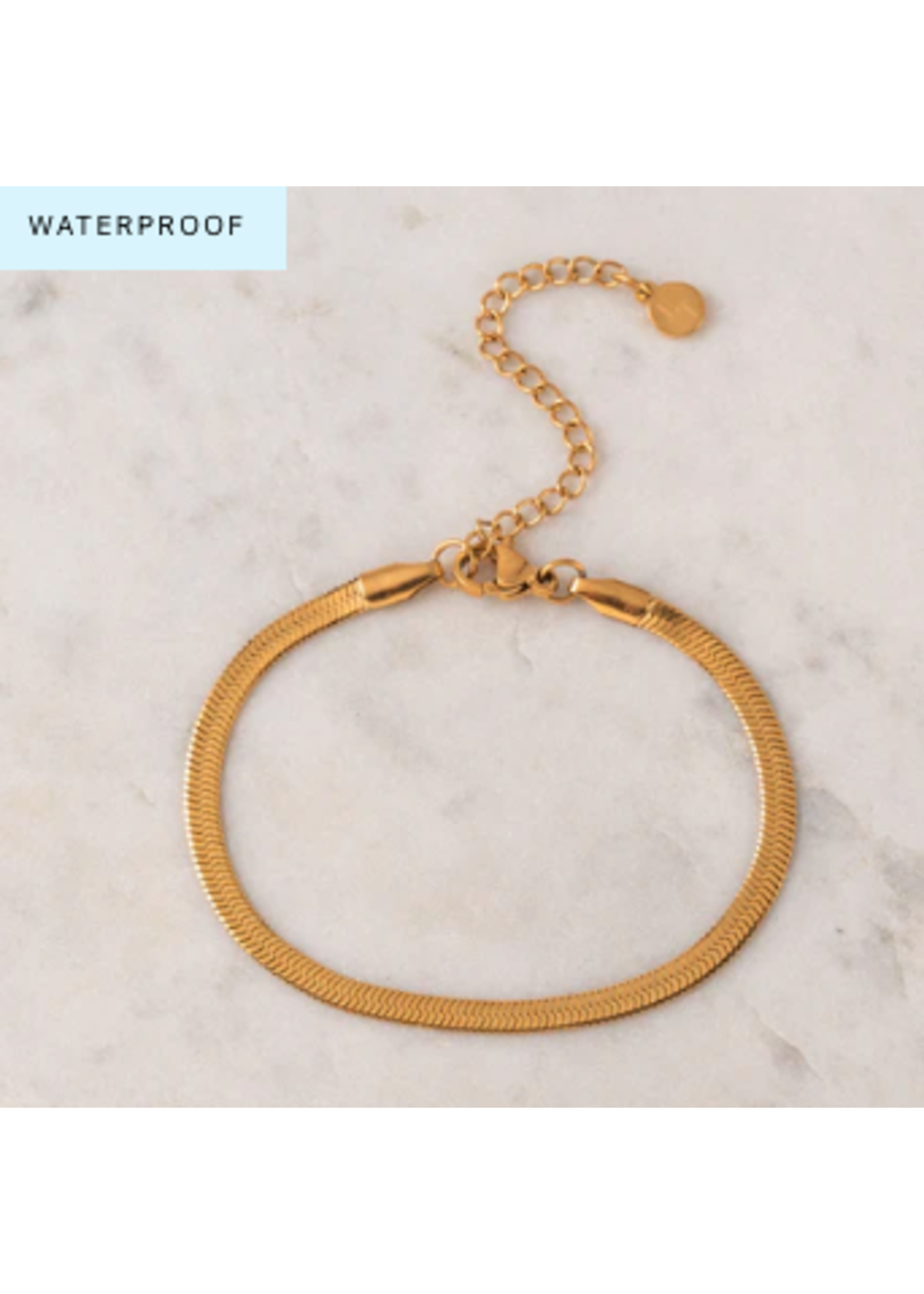 LOVER'S TEMPO SASHA BRACELET- 14KGOLD, WATERPROOF