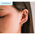 Lover's Tempo Evie Hoop Earrings - 15 mm, 14K Gold, Waterproof
