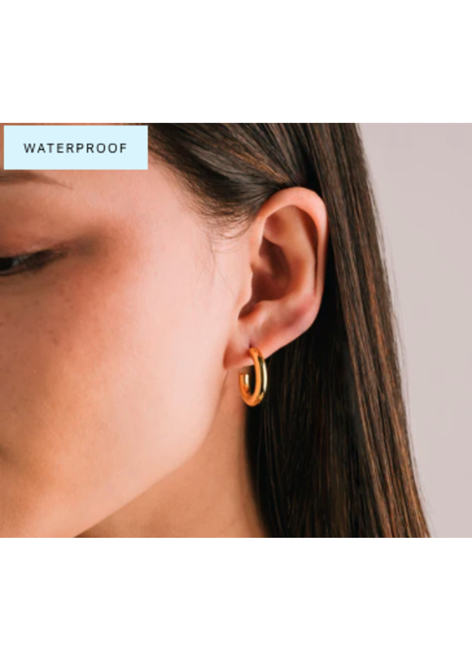 Lover's Tempo FRIDAY EARRINGS - 20mm, 18K GOLD PVD, WATERPROOF, TARNISHPROOF