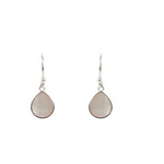Mimi & Marge Teardrop Pearl Earrings - Sterling Silver/Pearl