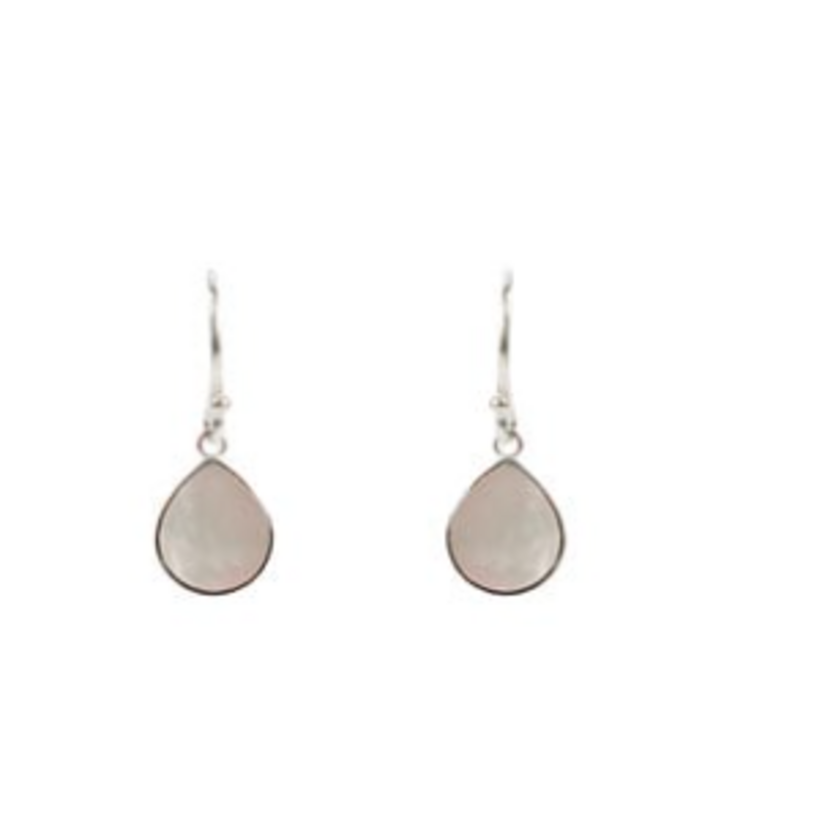 Mimi & Marge Teardrop Pearl Earrings - Sterling Silver/Pearl