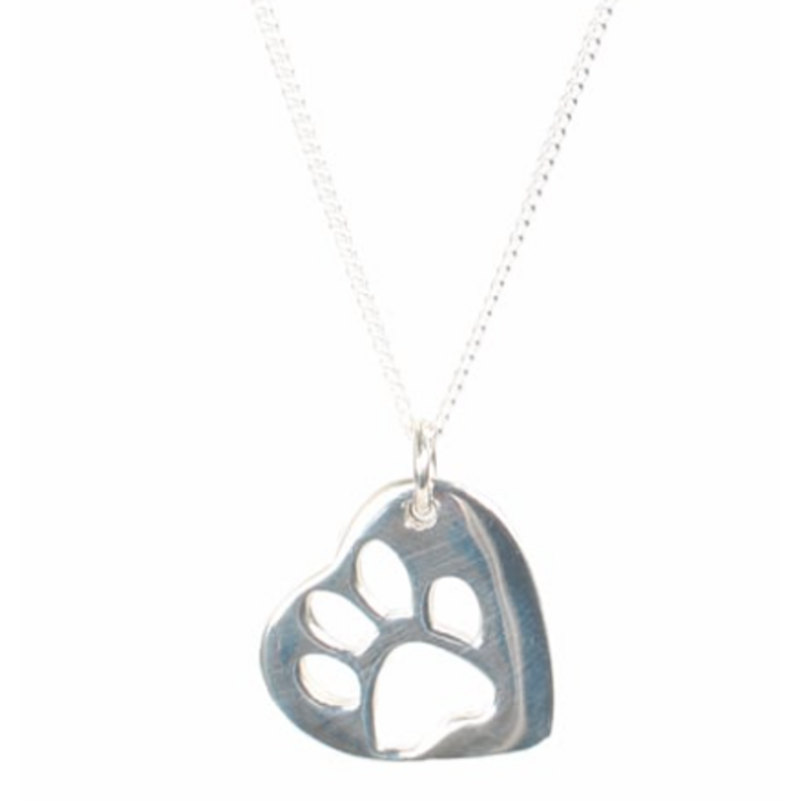 Mimi & Marge BAWA PAW PRINT NECKLACE - Sterling Silver