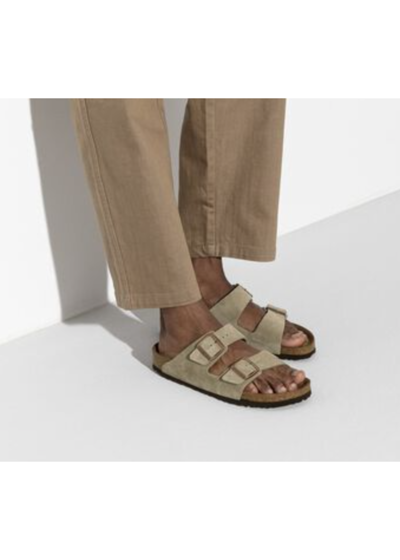 Birkenstock ARIZONA SOFT FOOTBED SANDAL- SUEDE LEATHER