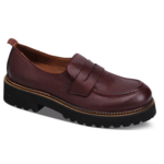 Bueno Shoes FINAL SALE-ANNIE LOAFER- LEATHER, CHUNKY SOLE