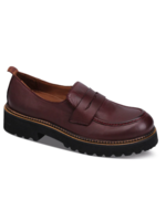 Bueno Shoes FINAL SALE-ANNIE LOAFER- LEATHER, CHUNKY SOLE