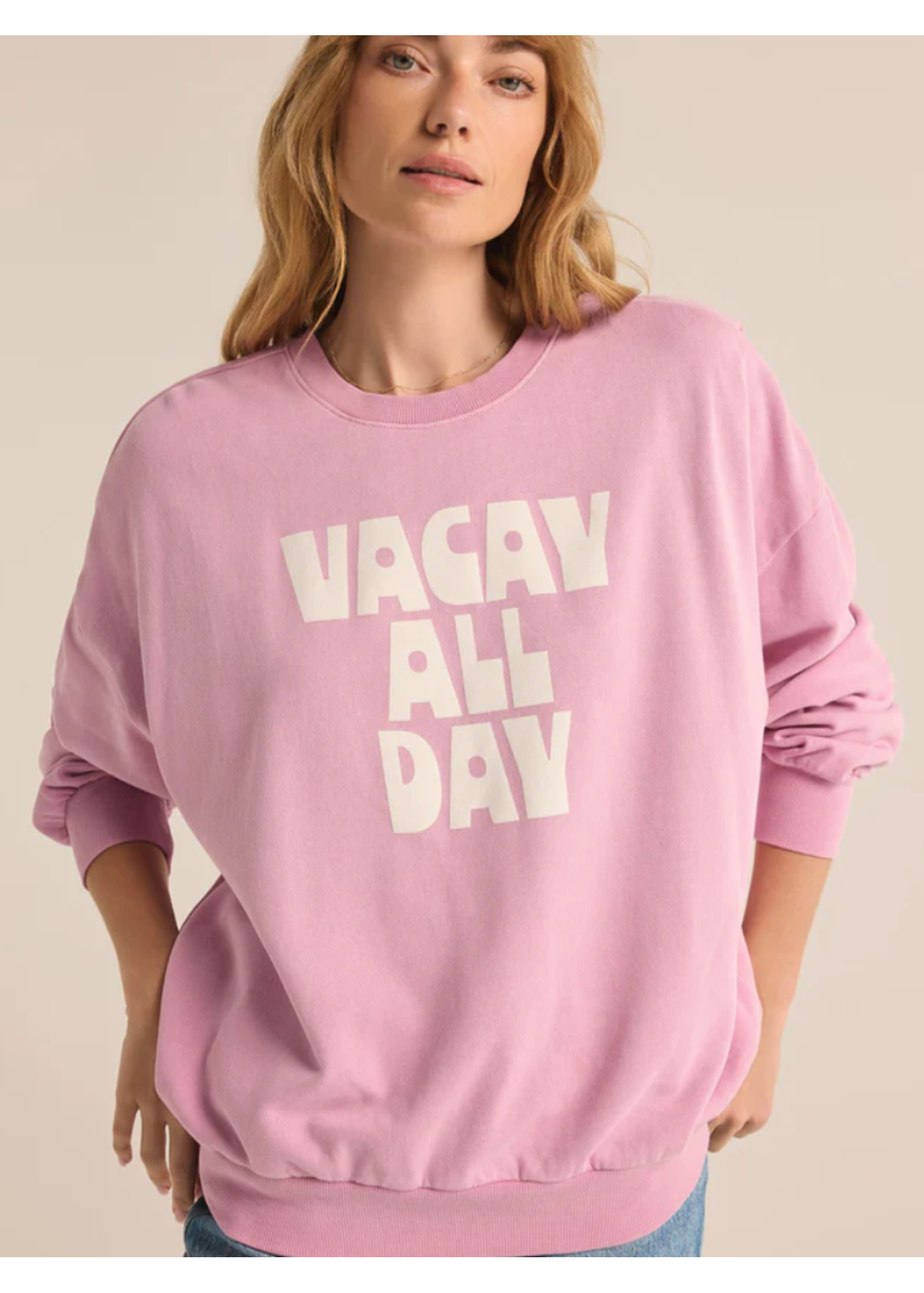 Z SUPPLY T SHIRTS VACAY ALL DAY SWEATSHIRT