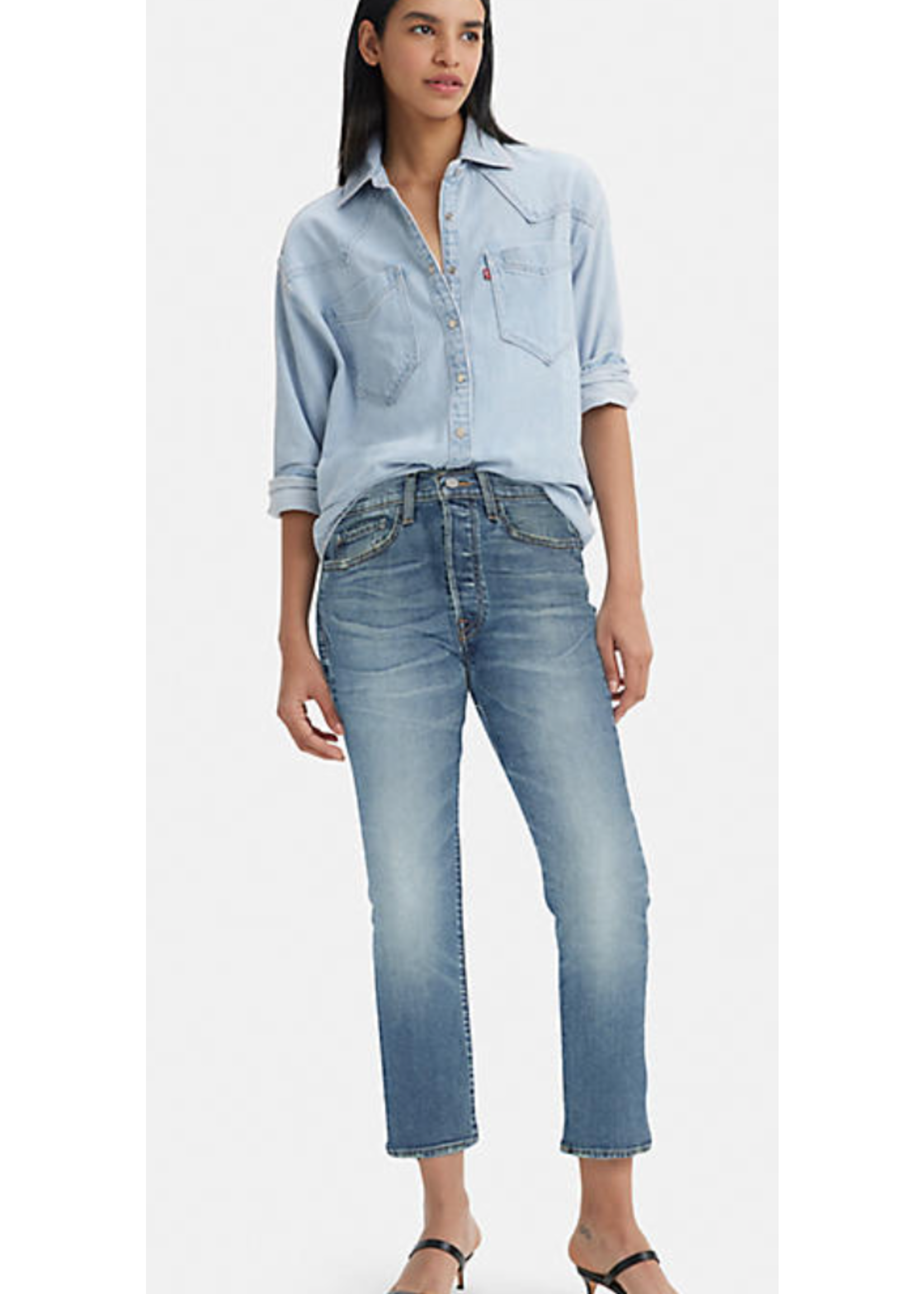 Levi Strauss Canada 349640218-WEDGIE STRAIGHT LEVI JEAN (with stretch)