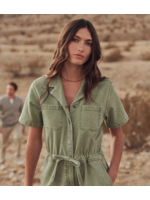 DUER WBMR1029- STRETCH CANVAS JUMPSUIT
