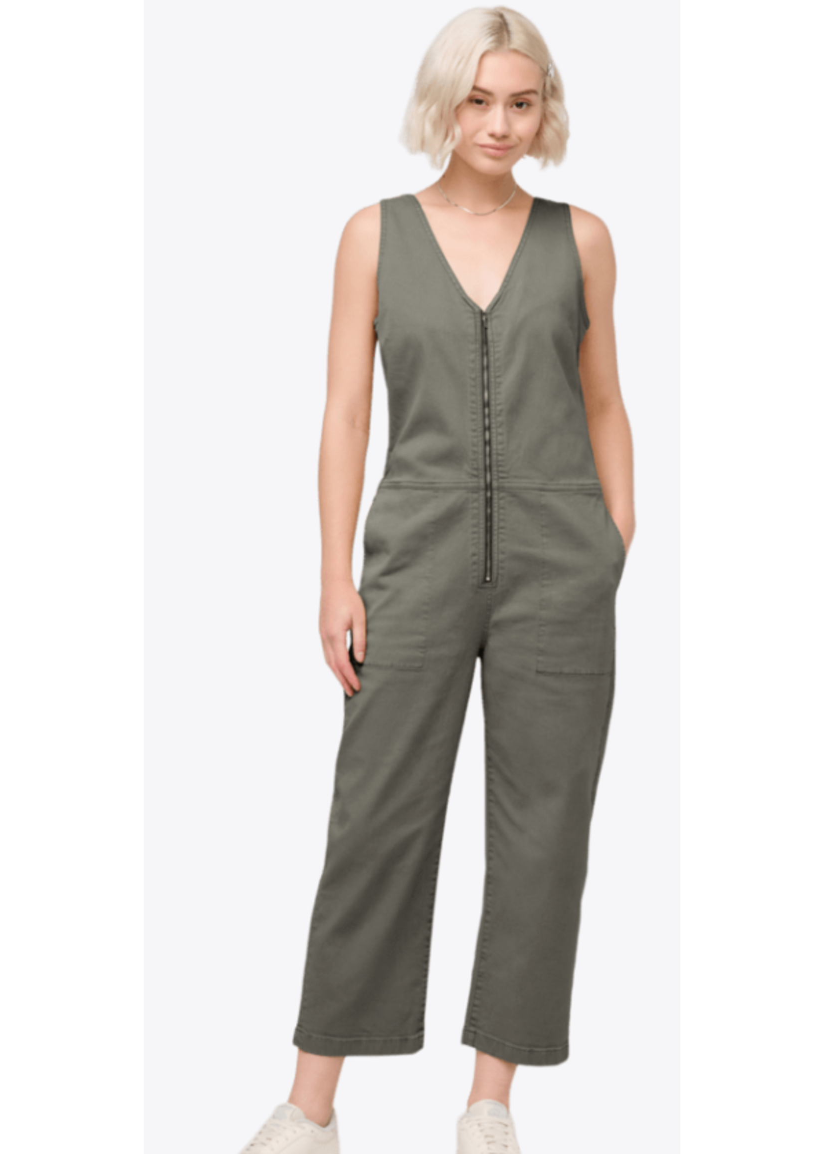 DUER LUX TWILL JUMPSUIT