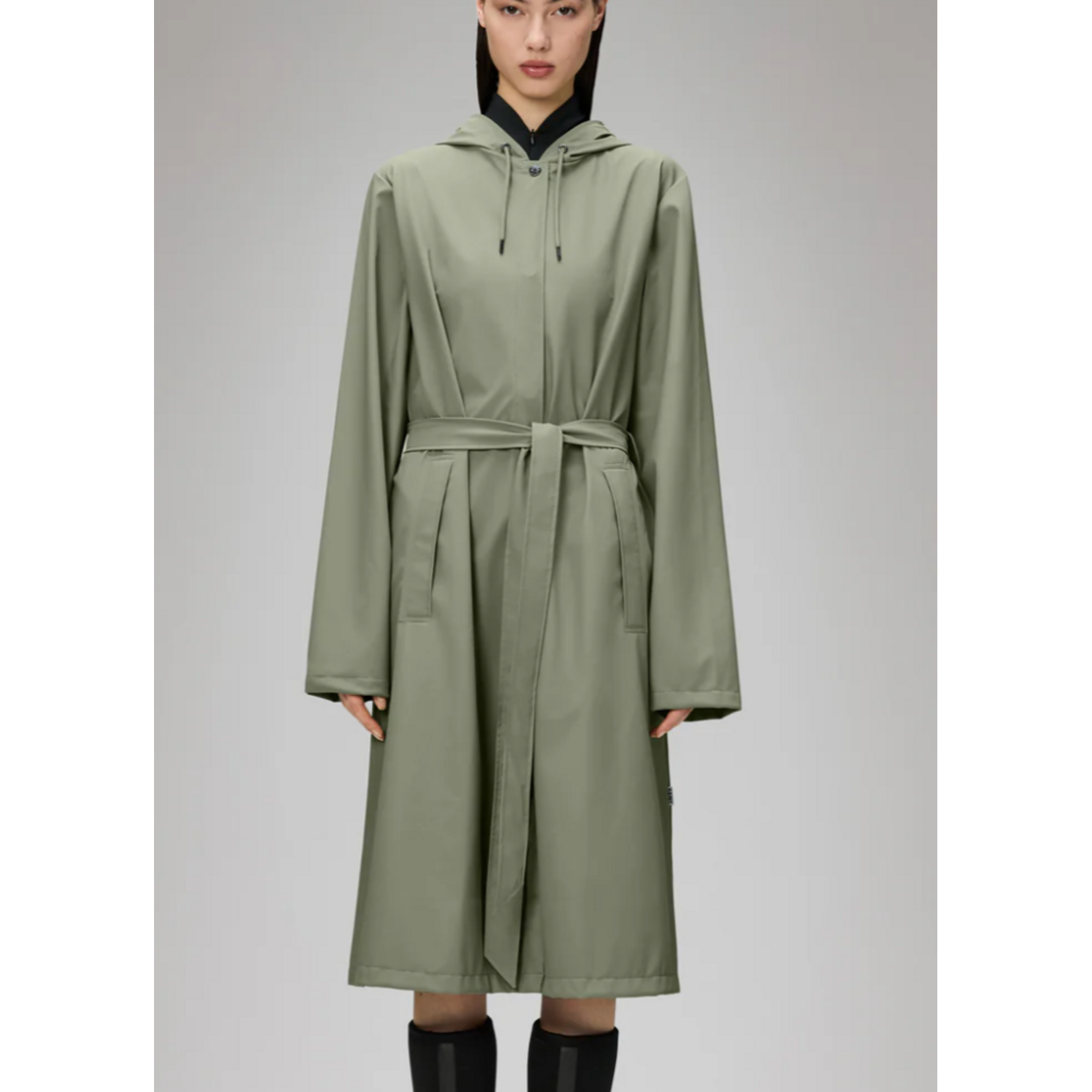 Rains Women's A-Line Longer Waterproof Jacket