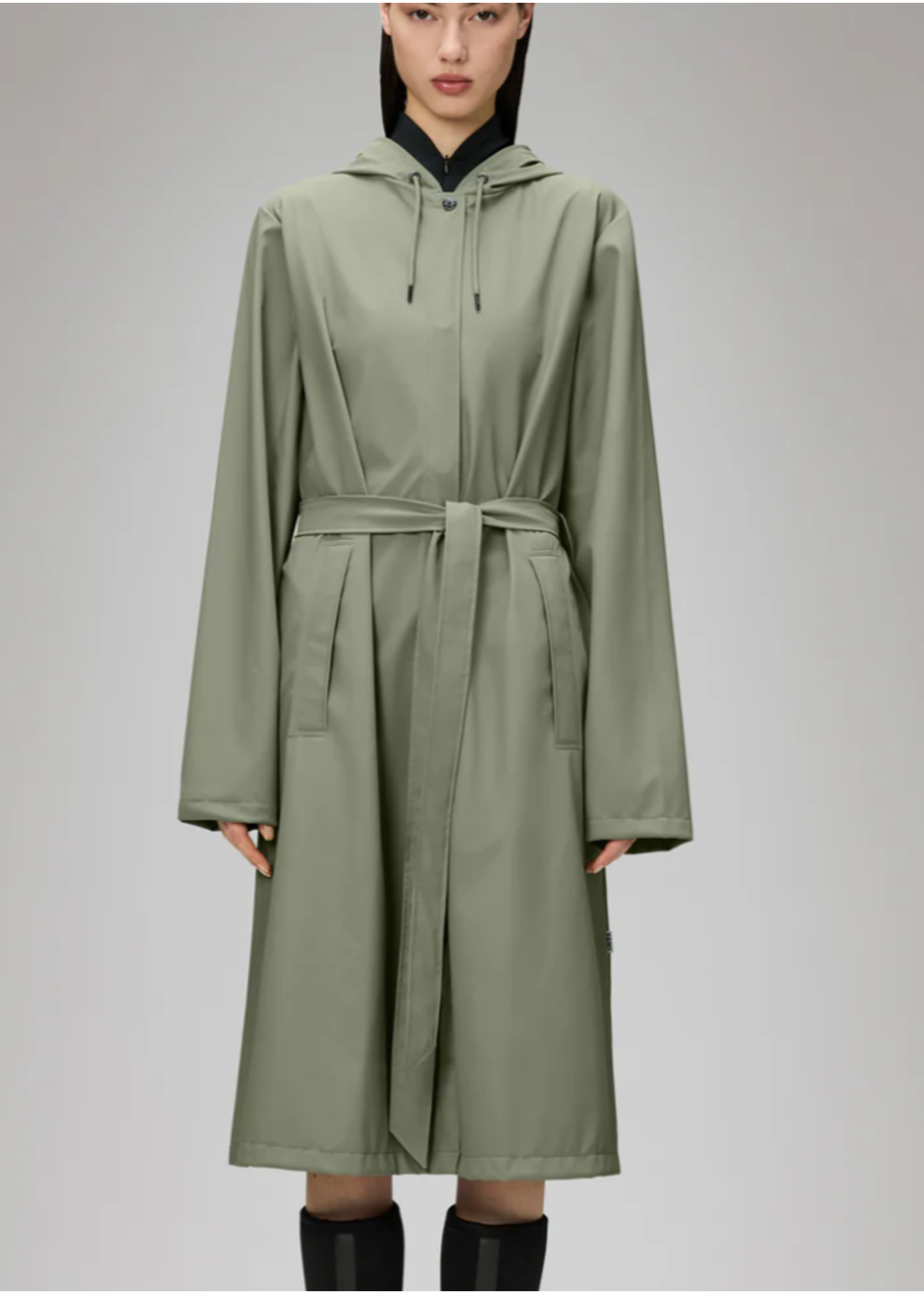 RAINS  A-LINE LONGER JACKET- RAINCOAT