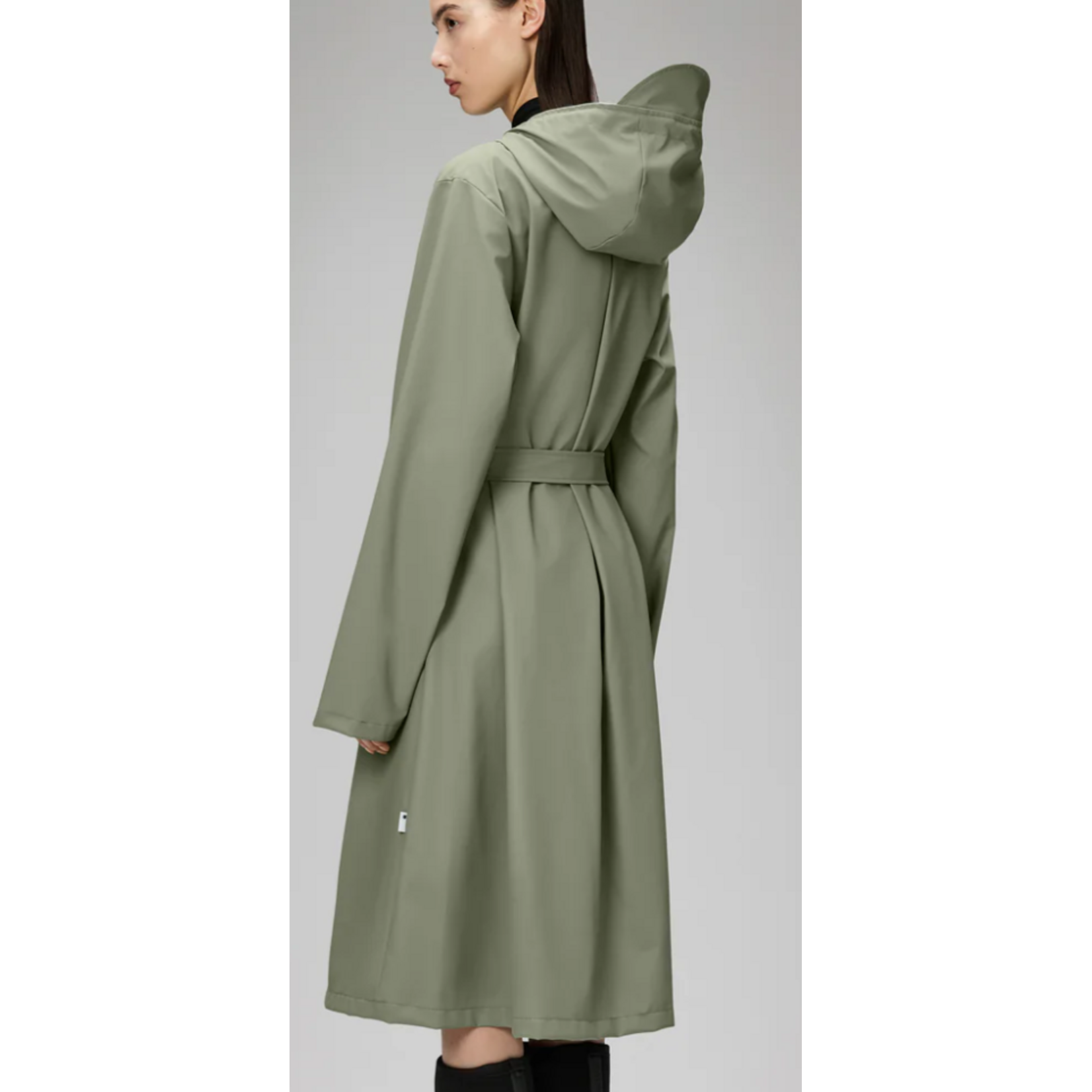 Rains Women's A-Line Longer Waterproof Jacket
