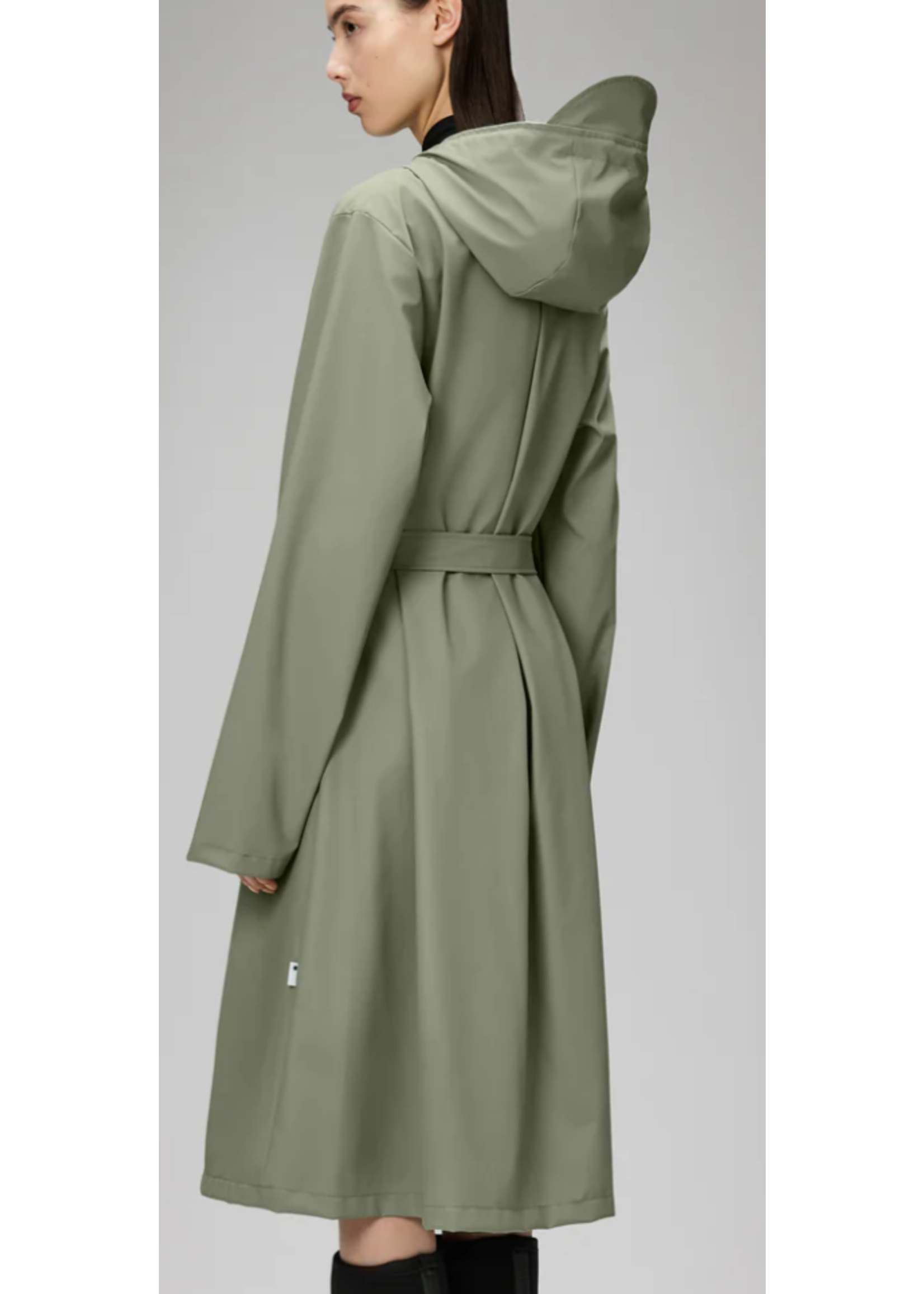 RAINS  A-LINE LONGER JACKET- RAINCOAT