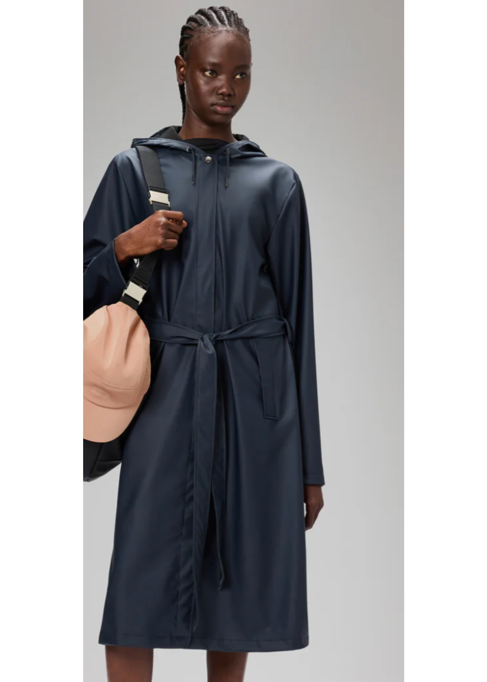 RAINS  A-LINE LONGER JACKET- RAINCOAT
