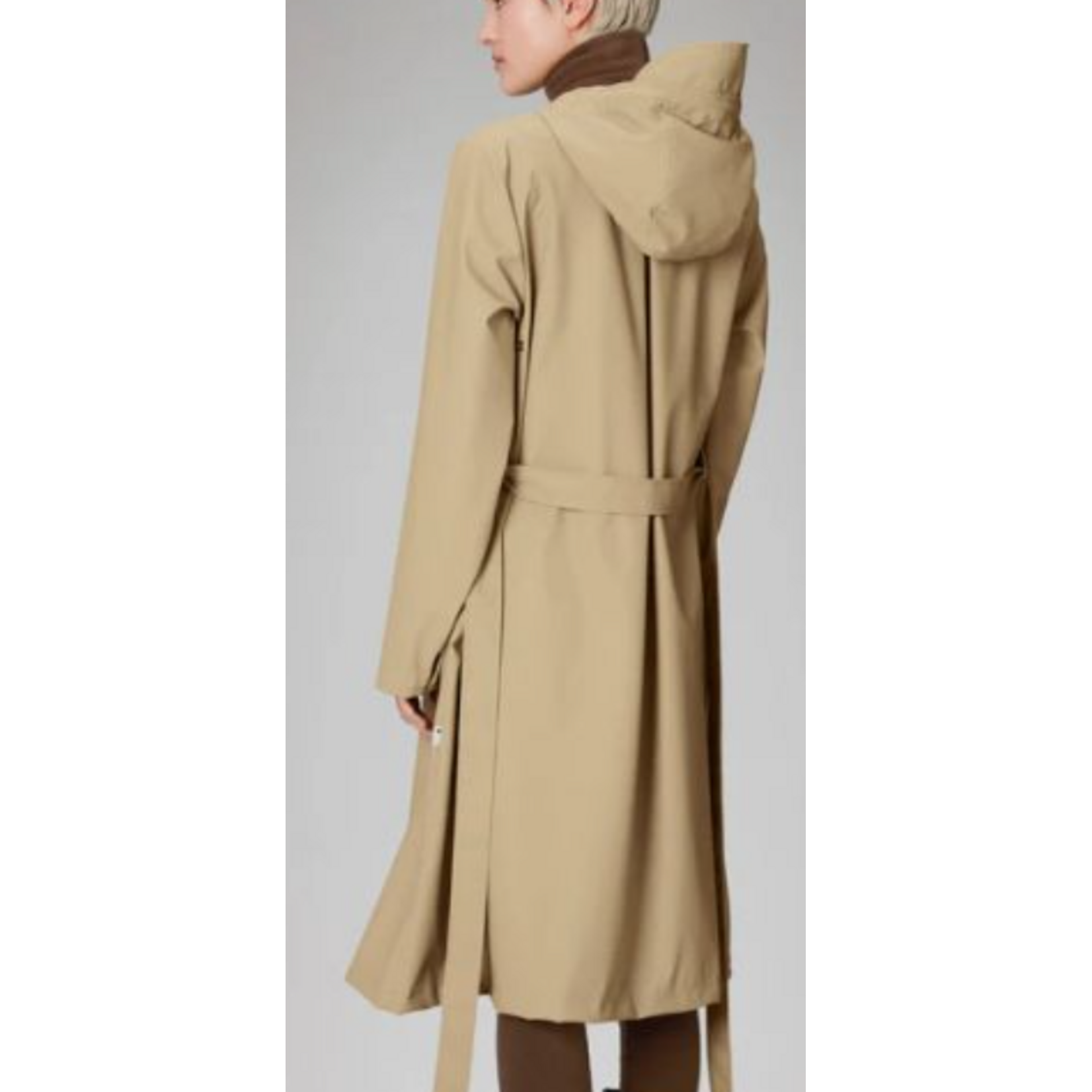 Rains Women's A-Line Longer Waterproof Jacket