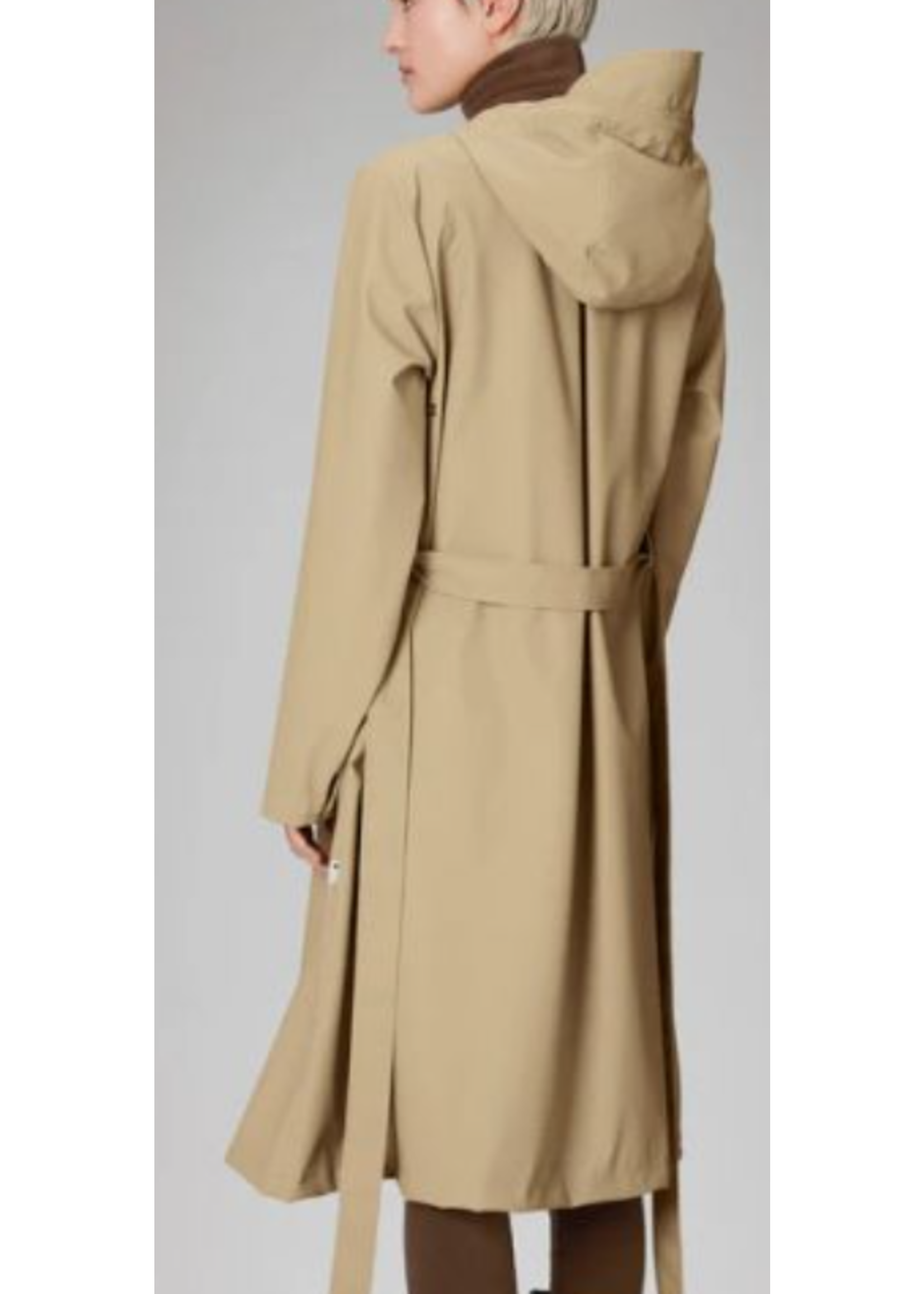 RAINS  A-LINE LONGER JACKET- RAINCOAT