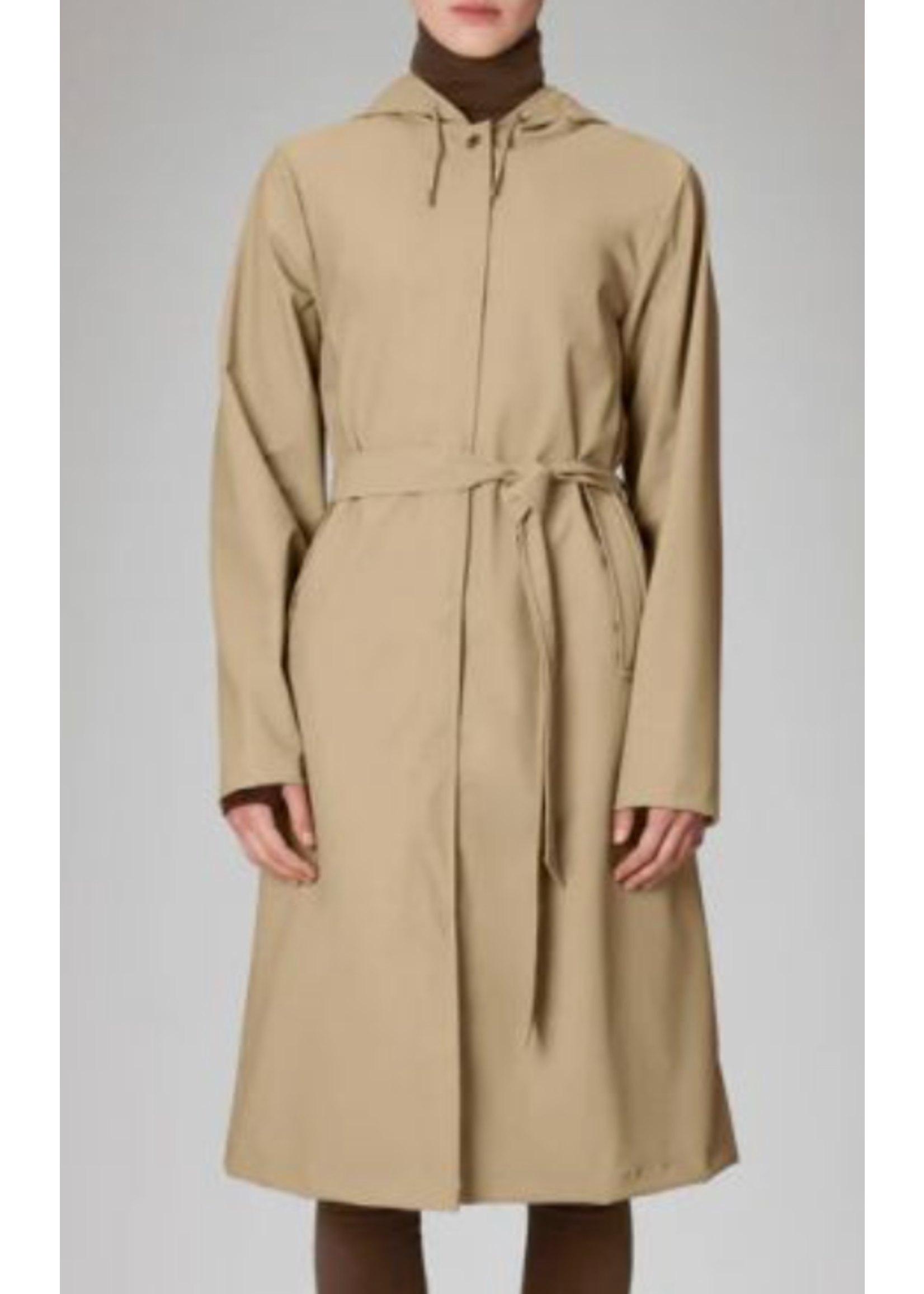 RAINS  A-LINE LONGER JACKET- RAINCOAT