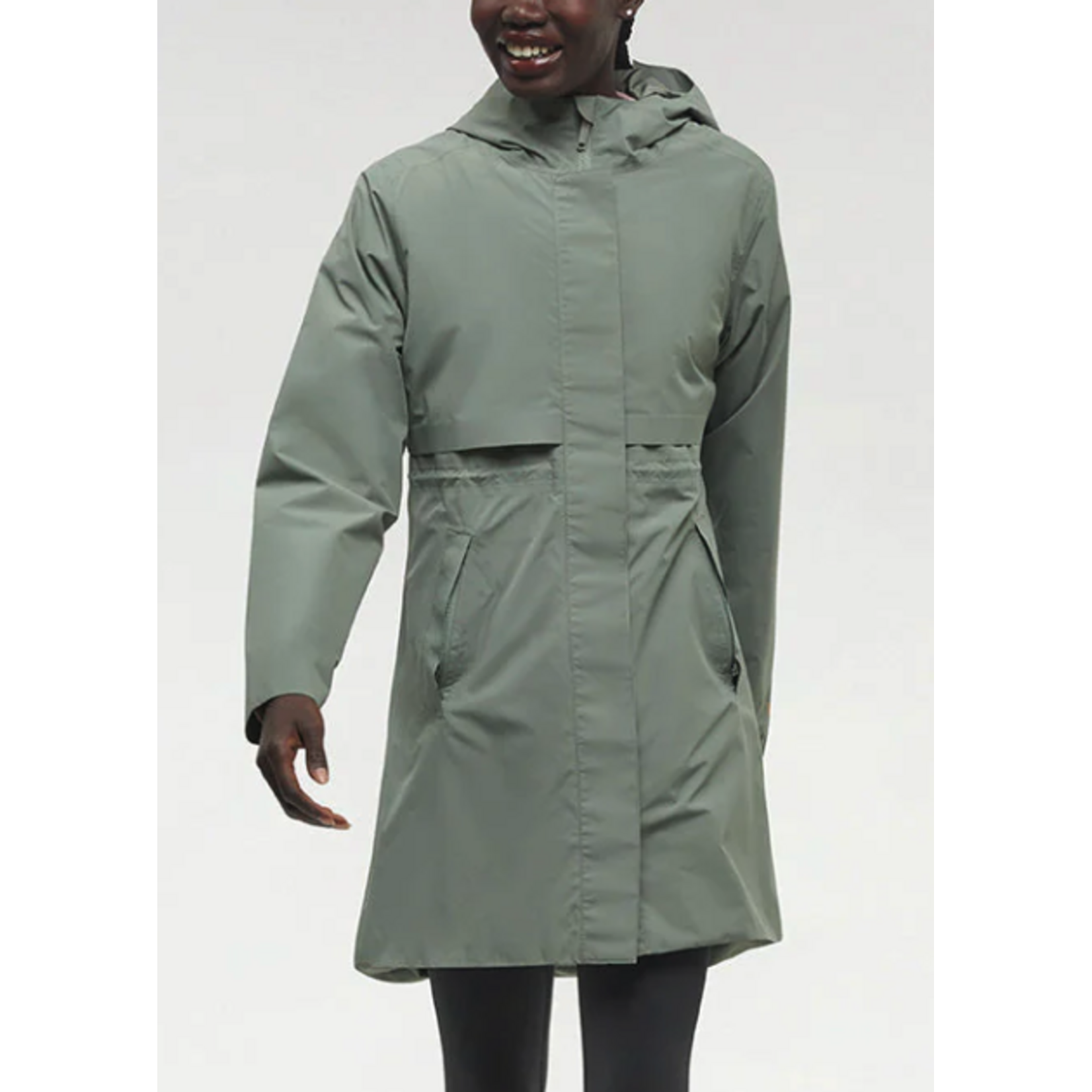 Tentree Nimbus Long Rain Jacket - Seam Sealed