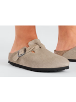 BIRKENSTOCK 1026694- BOSTON BRAID SUEDE OILED LEATHER CLOG