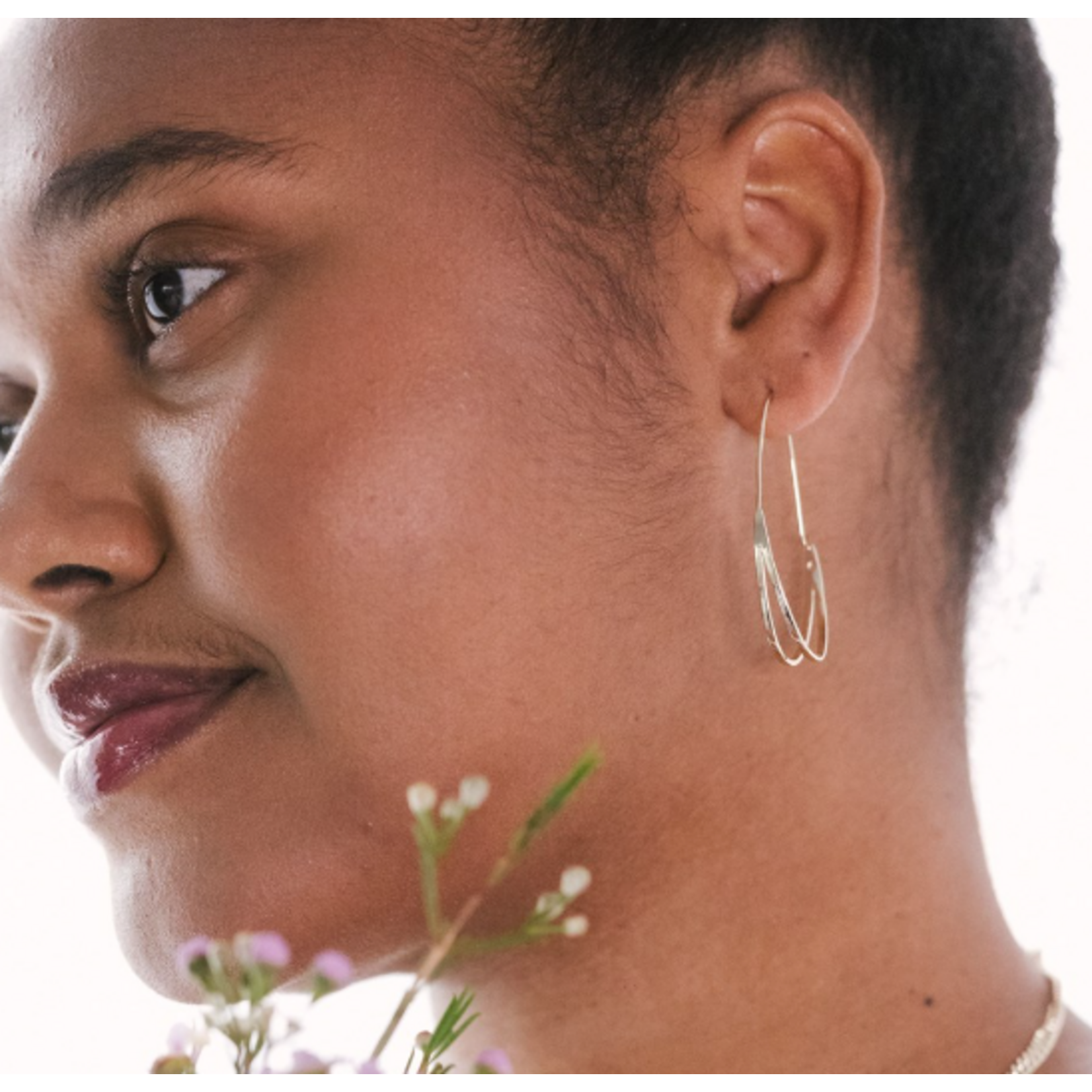 Glee Zara Hoop Earrings - Hypoallergenic, Antitarnish