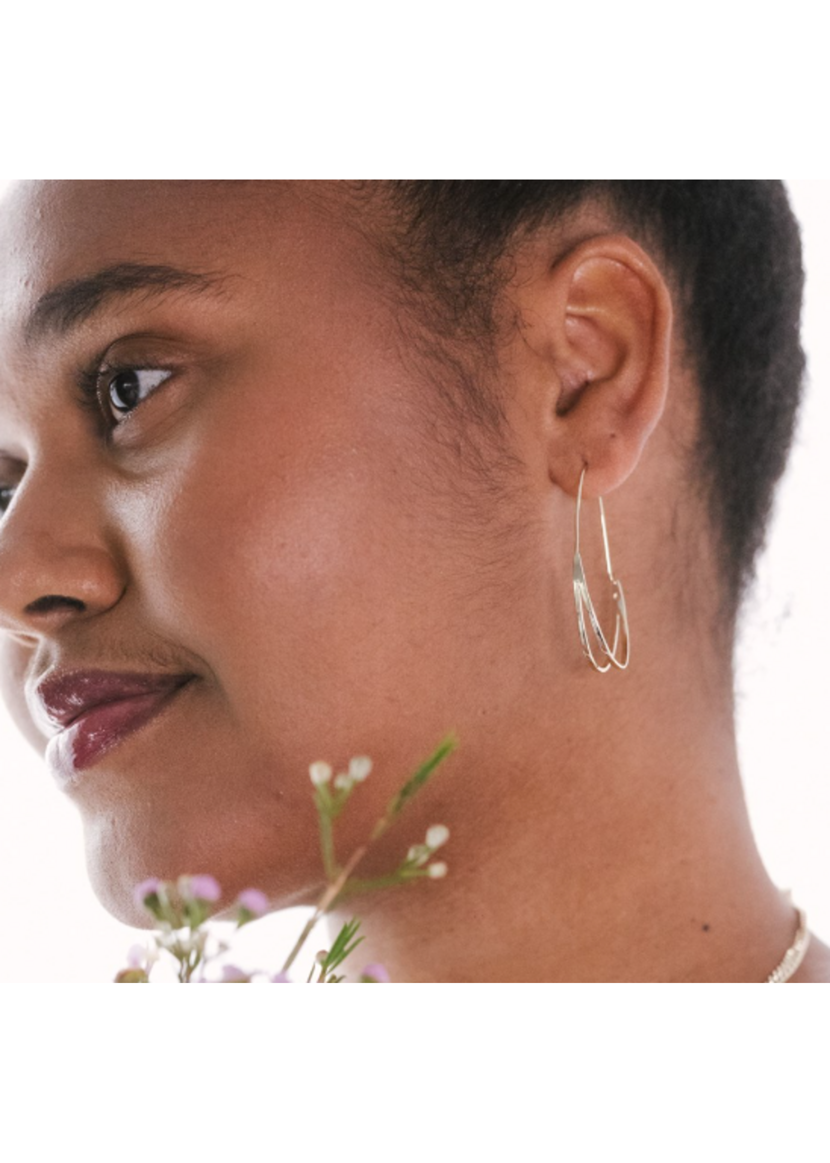 Glee Zara Hoop Earrings - Hypoallergenic, Antitarnish