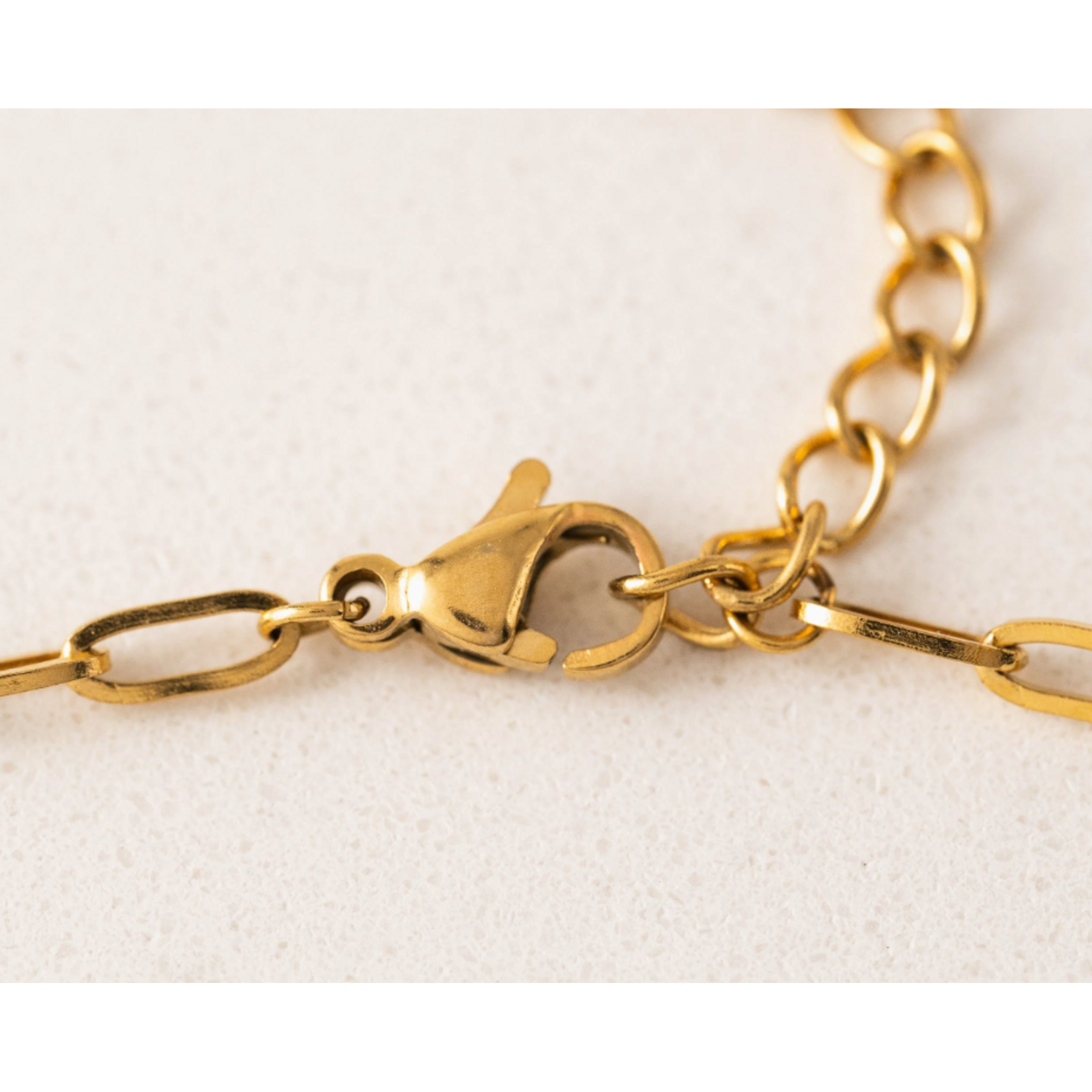 Lover's Tempo Paperclip Necklace 18-20" - 18K Gold/Stainless PVD, Waterproof, Tarnishproof