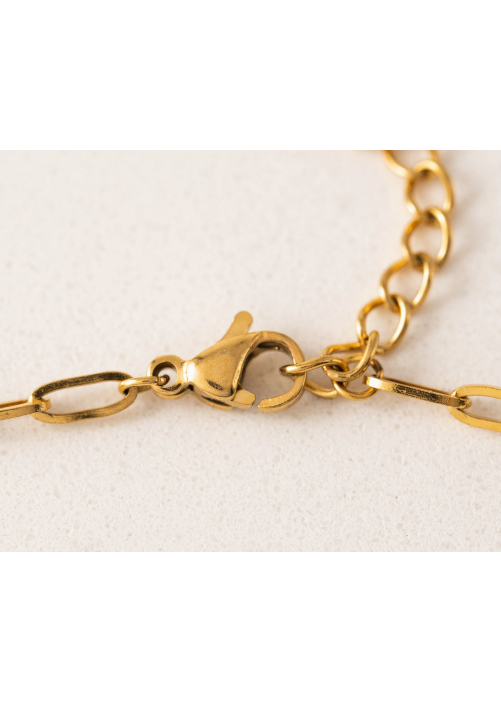 Lover's Tempo Paperclip Necklace 18-20" - 18K Gold/Stainless PVD, Waterproof, Tarnishproof