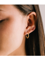 Lover's Tempo Josie Earrings - Gold-17mm-waterproof