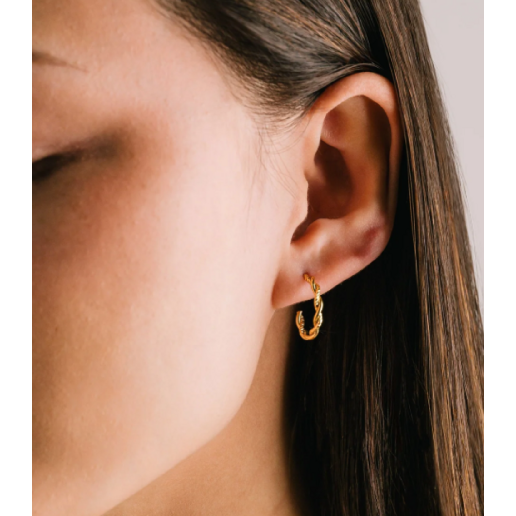 Lover's Tempo Josie Earrings  Gold 17mm, Waterproof