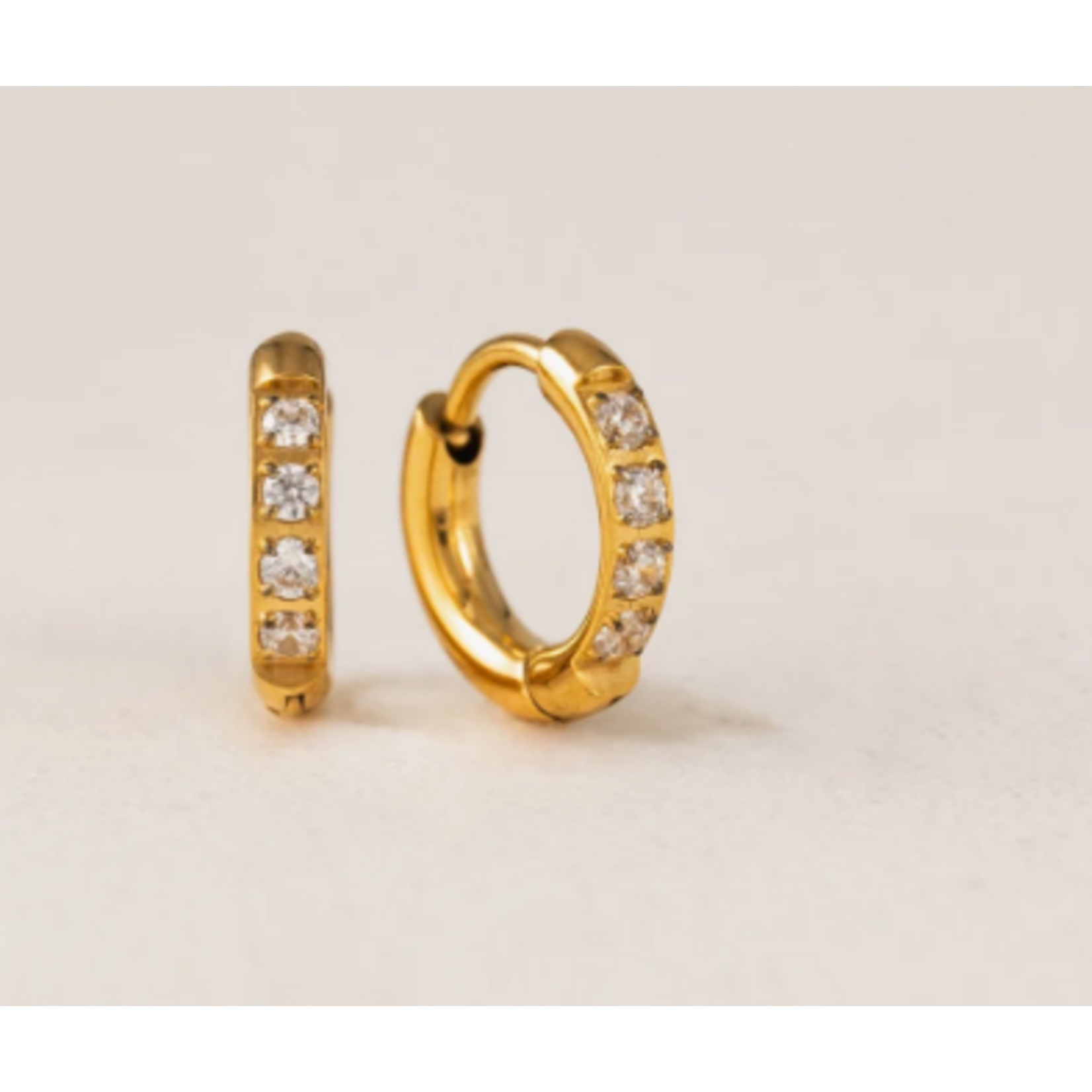 Lover's Tempo Evie Earrings  - 10mm, 14K Gold, Waterproof