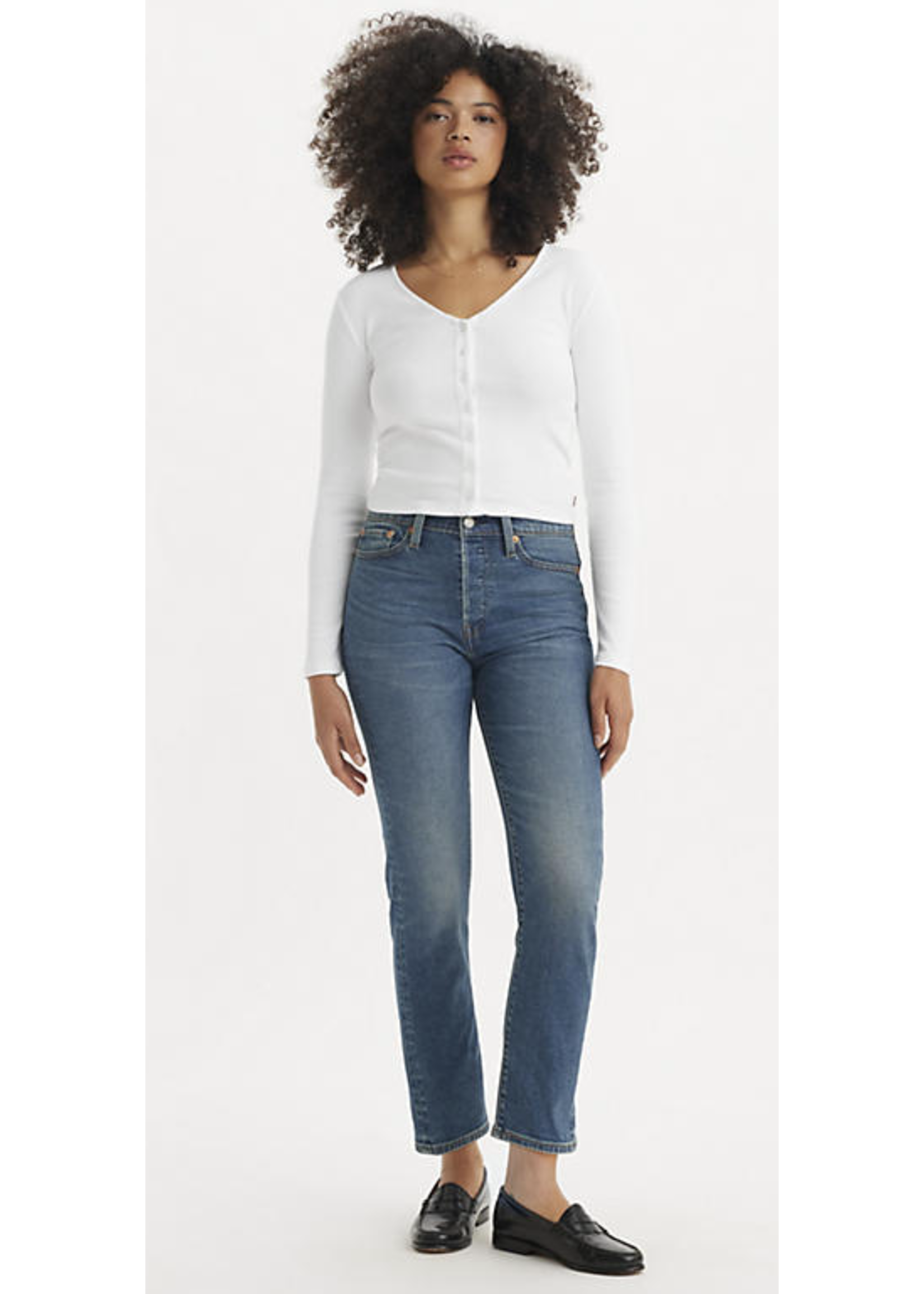 Levi Strauss Canada 349640218-WEDGIE STRAIGHT LEVI JEAN (with stretch)